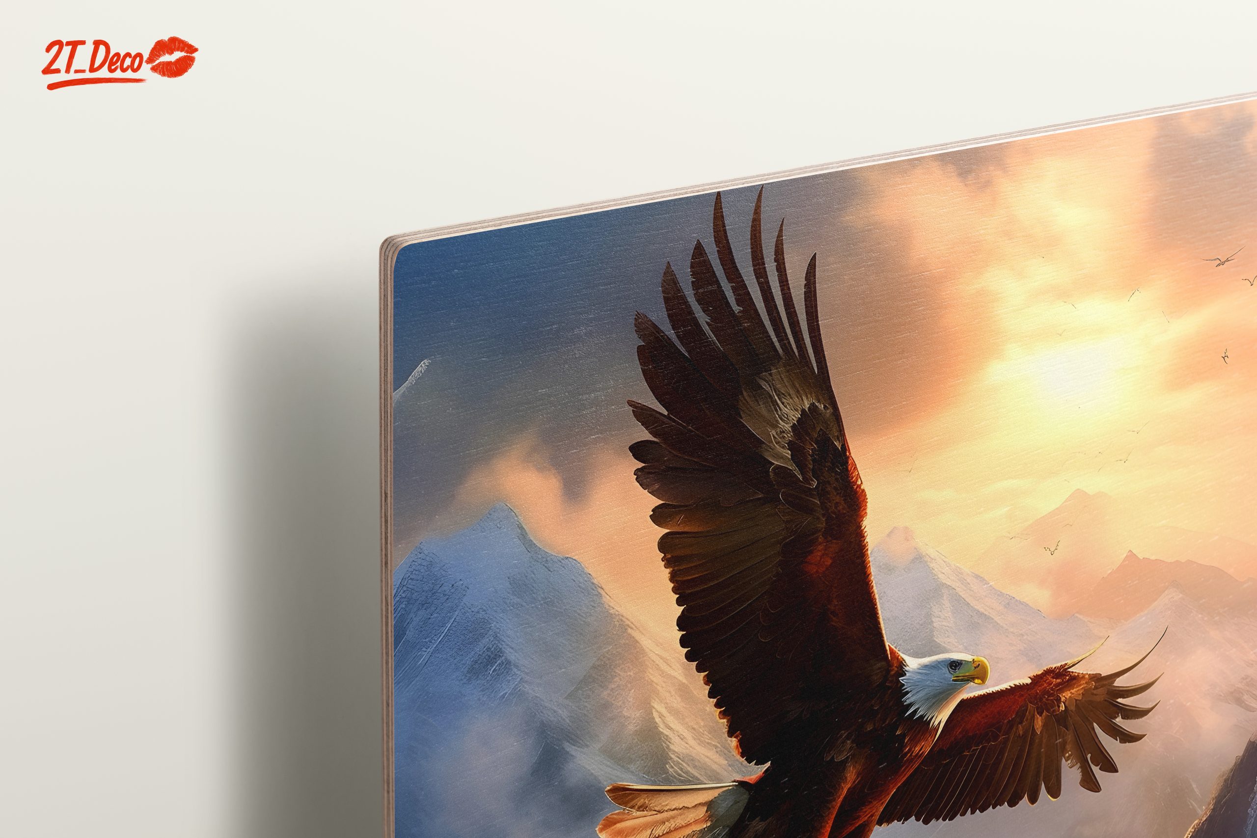 Majestic Eagle Soaring Over Mountain Landscape - Image 15