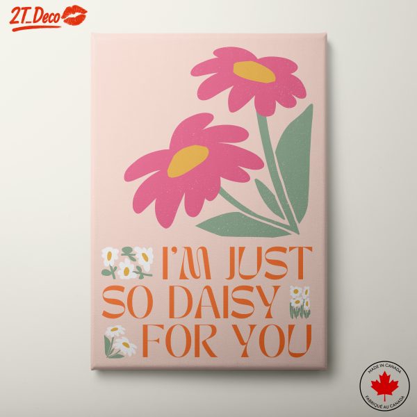 Whimsical Floral Art with Daisies