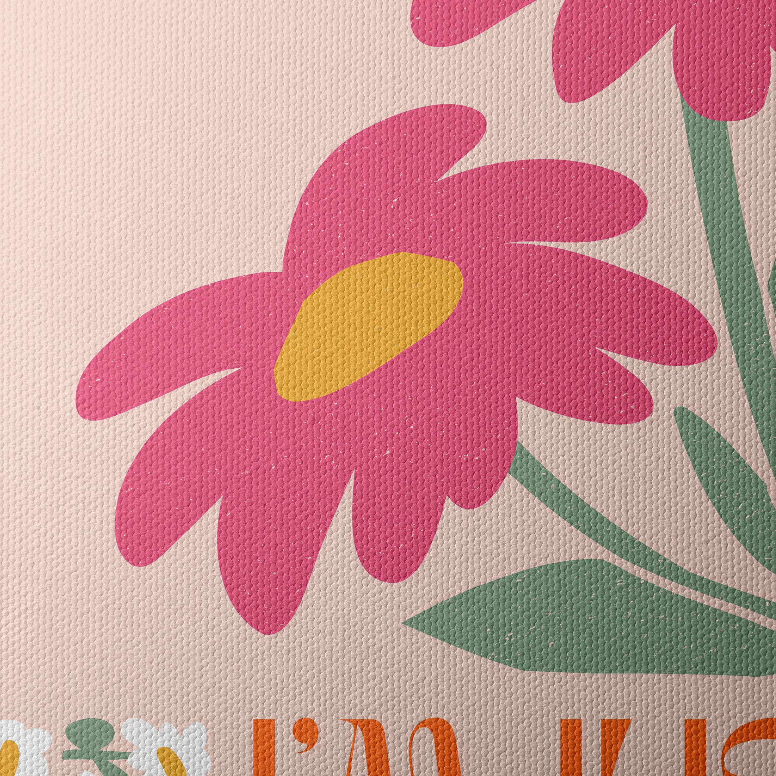 Whimsical Floral Art with Daisies - Image 4