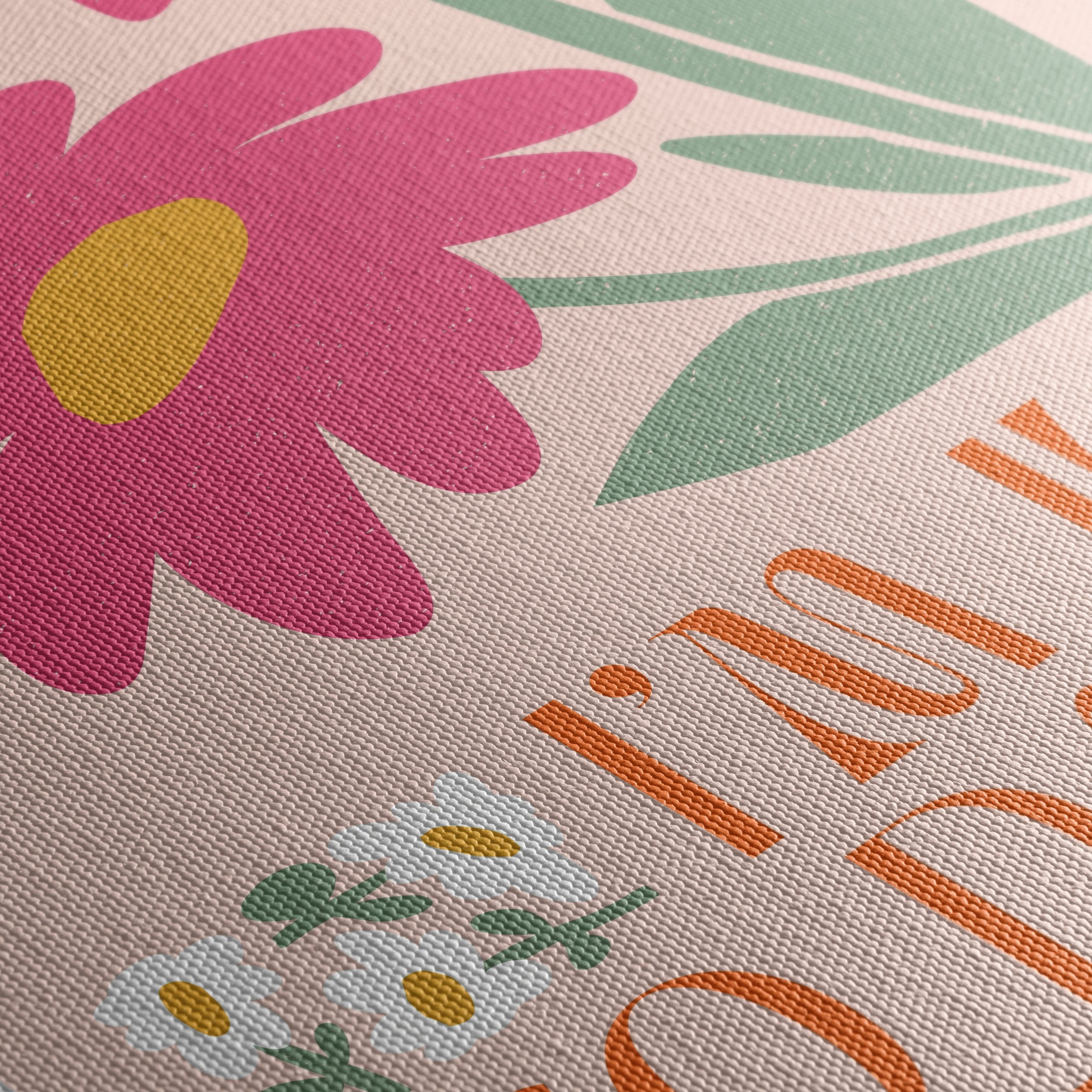 Whimsical Floral Art with Daisies - Image 5