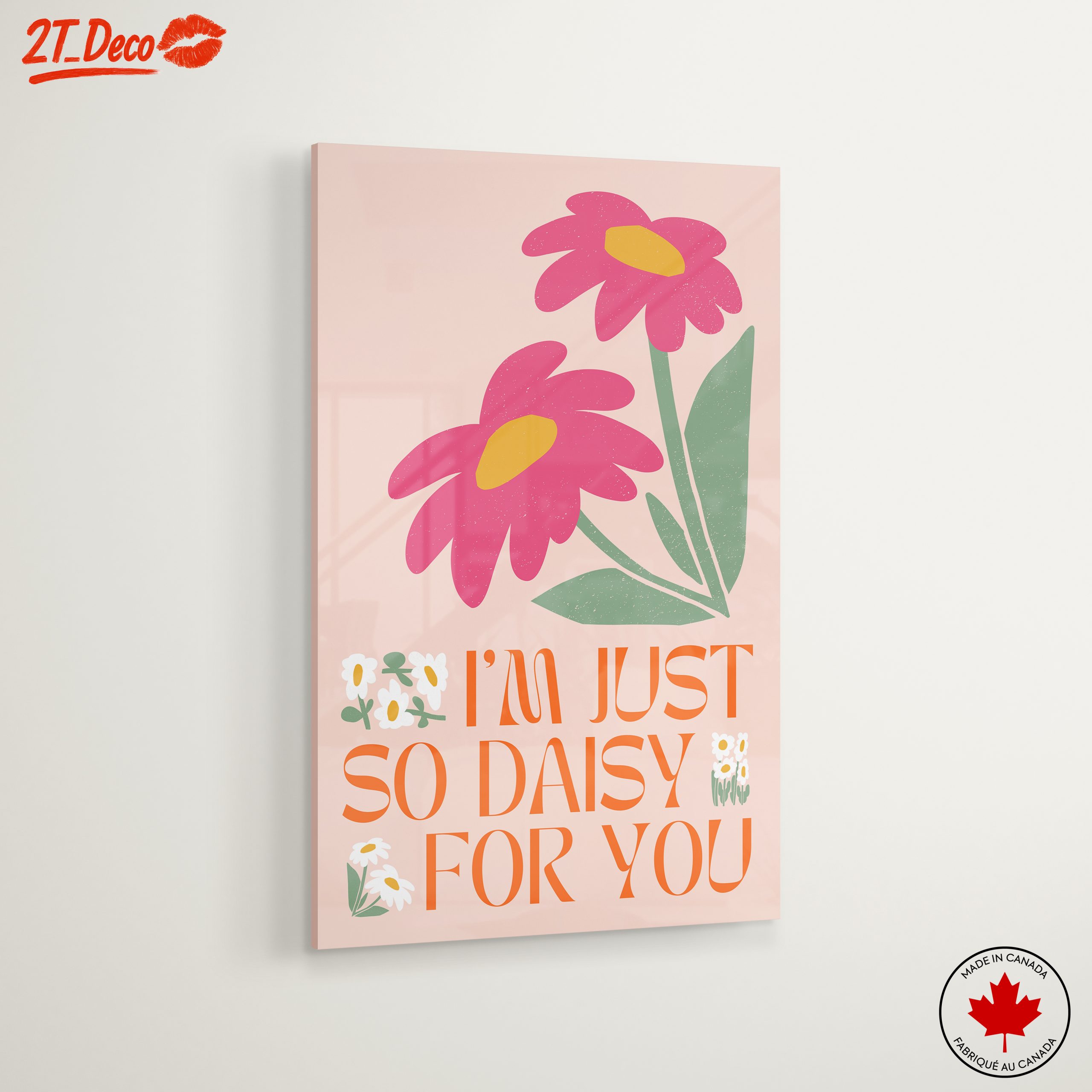 Whimsical Floral Art with Daisies - Image 6