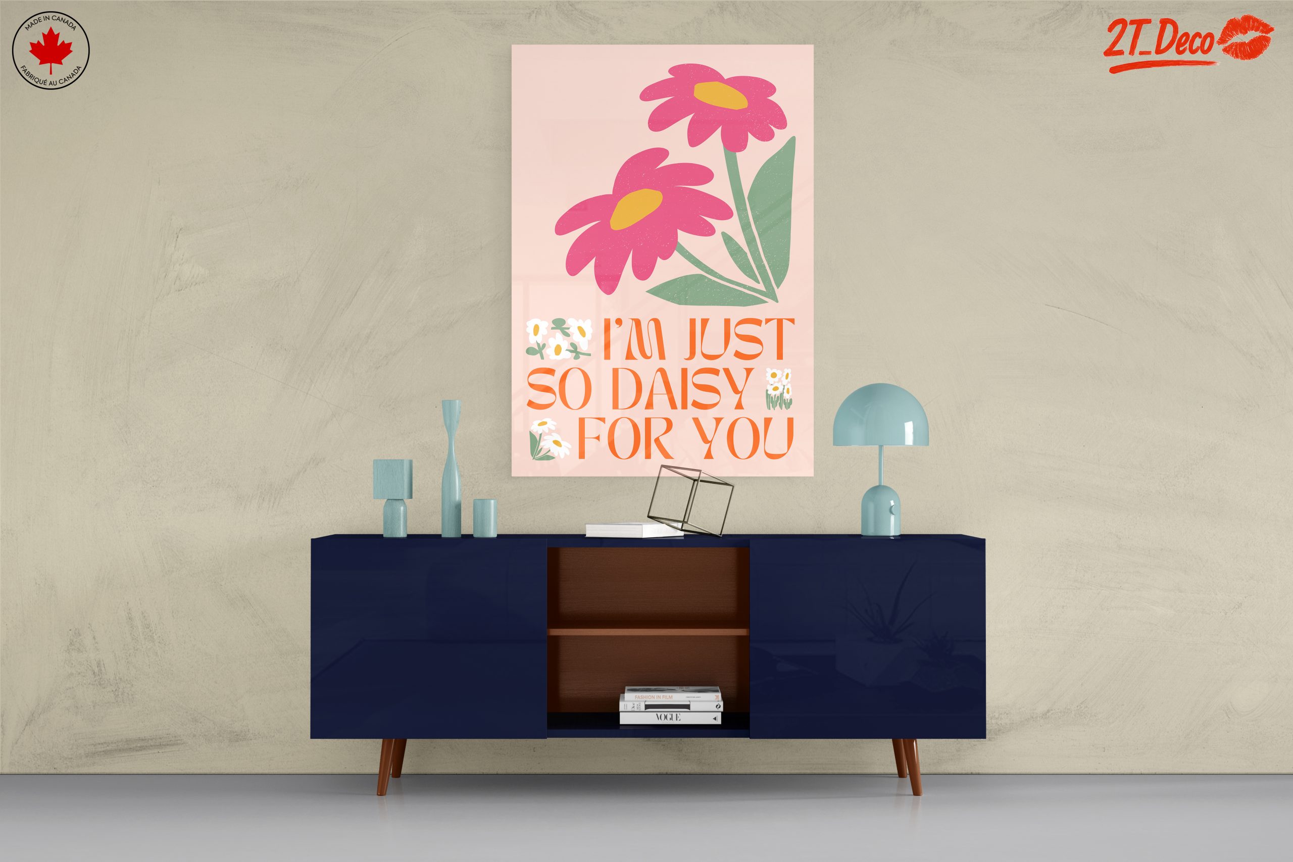 Whimsical Floral Art with Daisies - Image 8