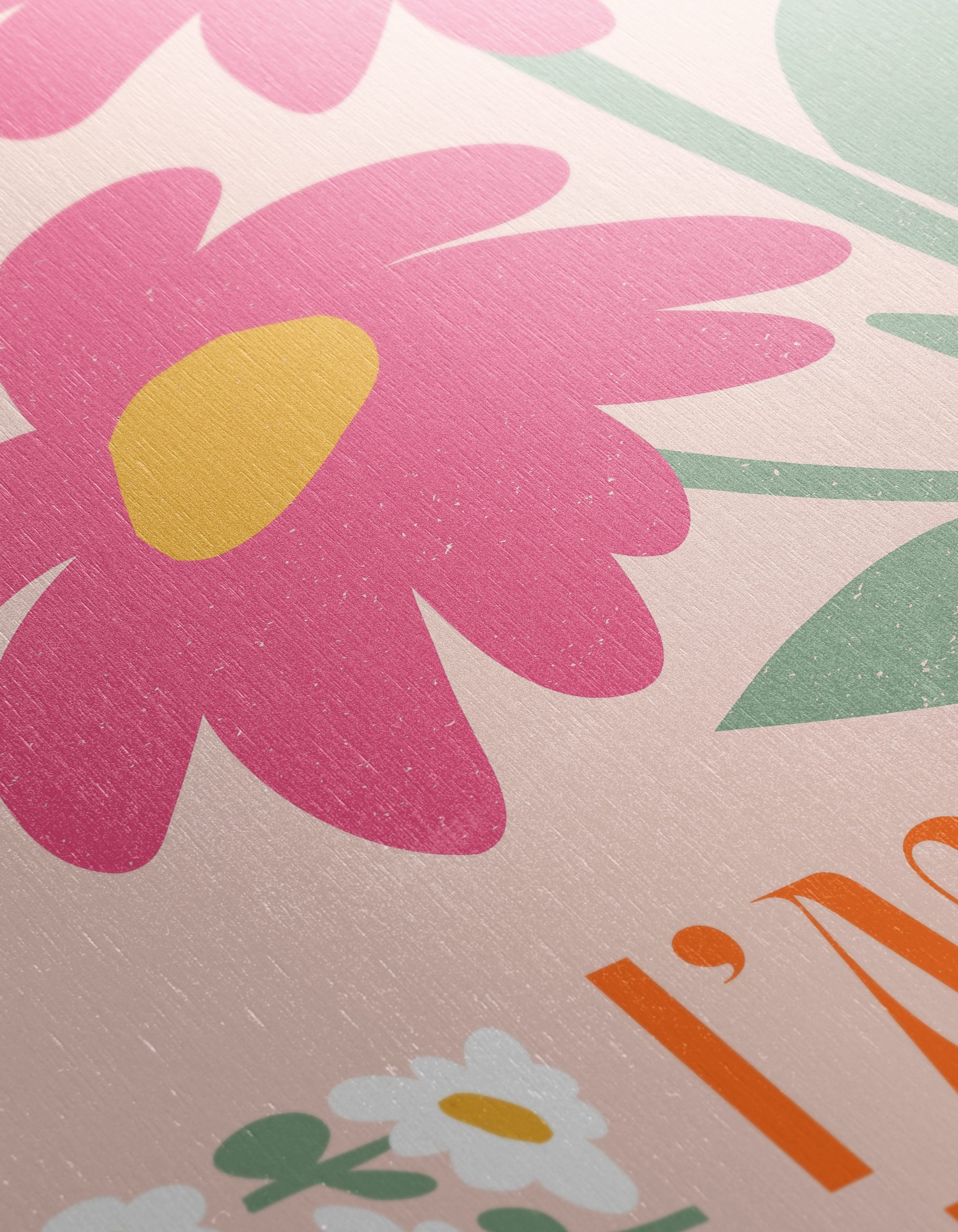 Whimsical Floral Art with Daisies - Image 12