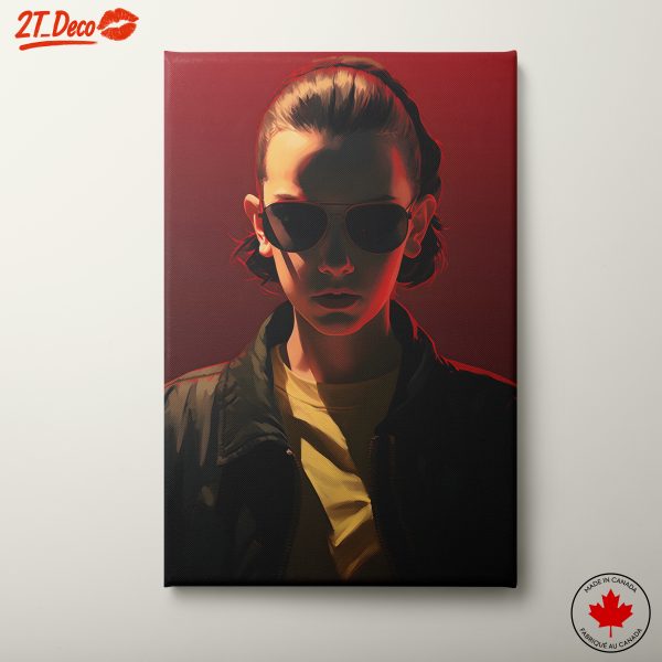 Bold Animated Character in Sunglasses