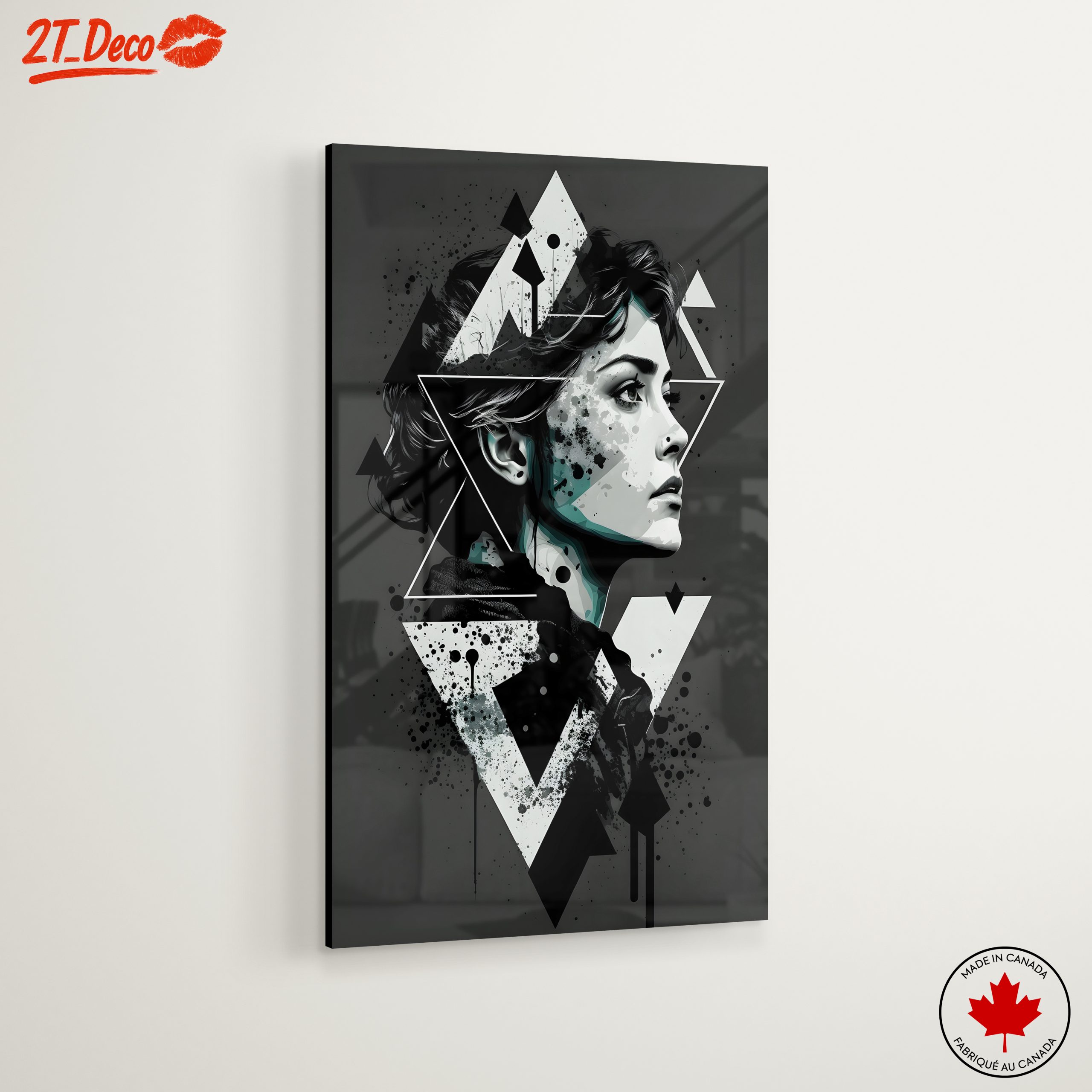Modern Abstract Female Portrait Artwork - Image 6