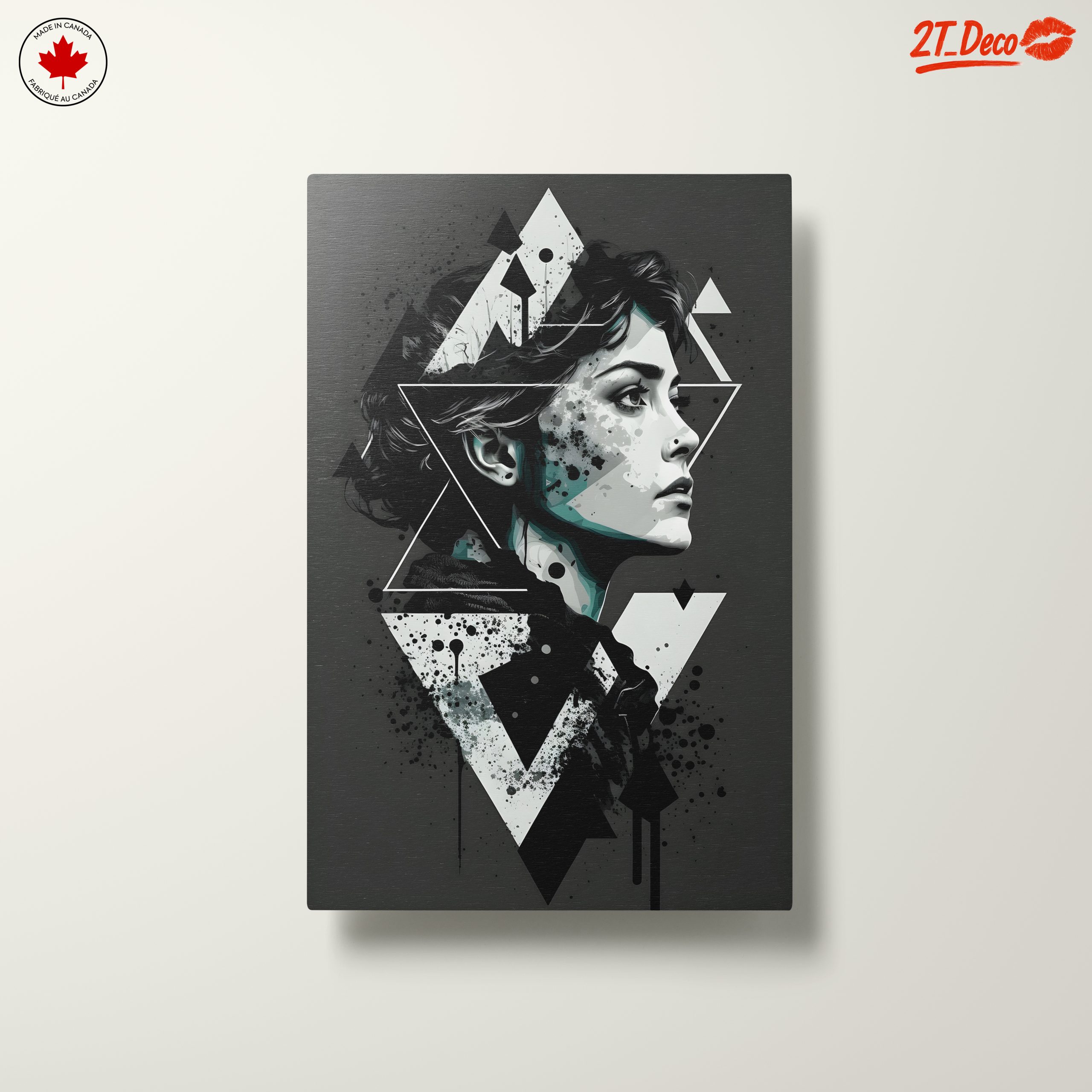 Modern Abstract Female Portrait Artwork - Image 10