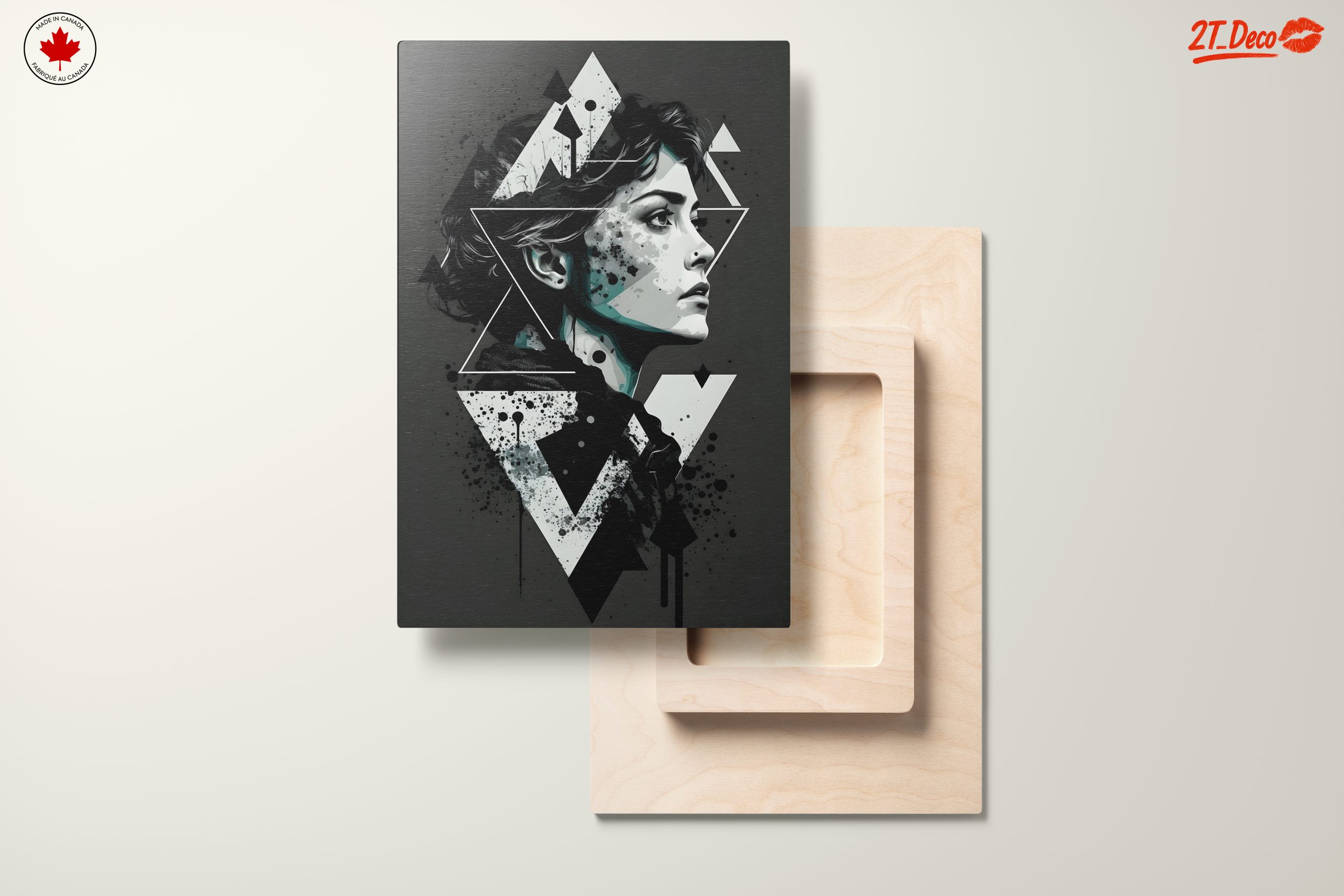 Modern Abstract Female Portrait Artwork - Image 11