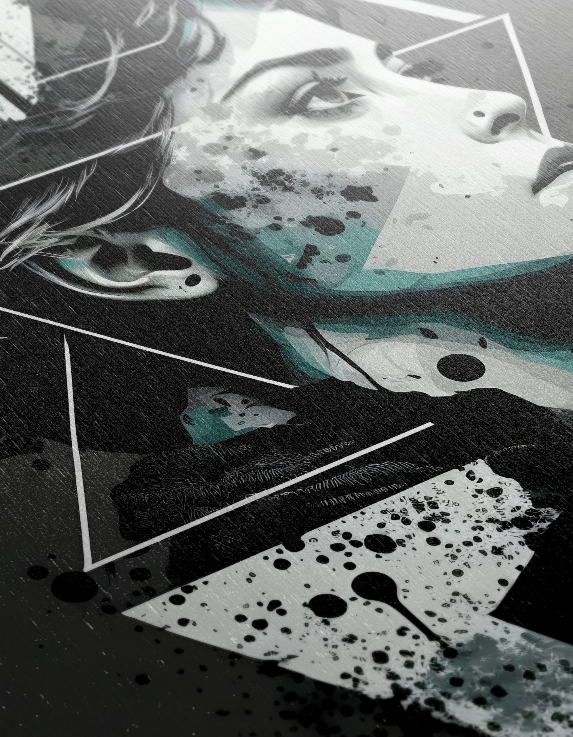 Modern Abstract Female Portrait Artwork - Image 12