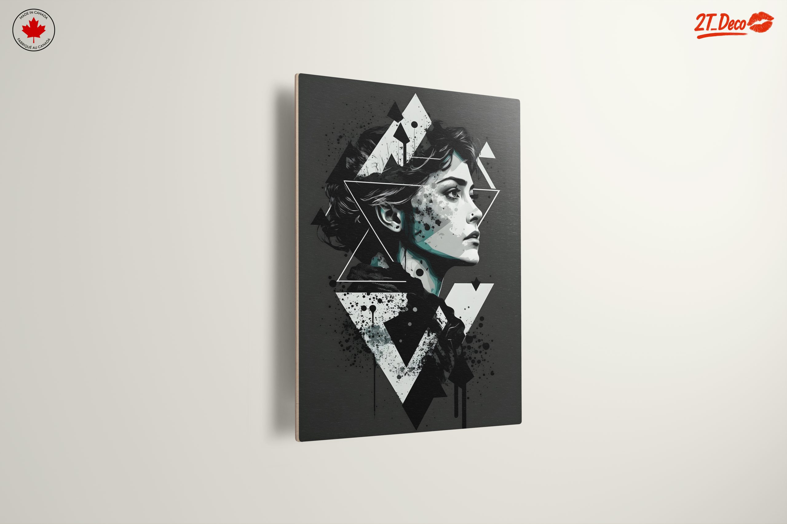 Modern Abstract Female Portrait Artwork - Image 13