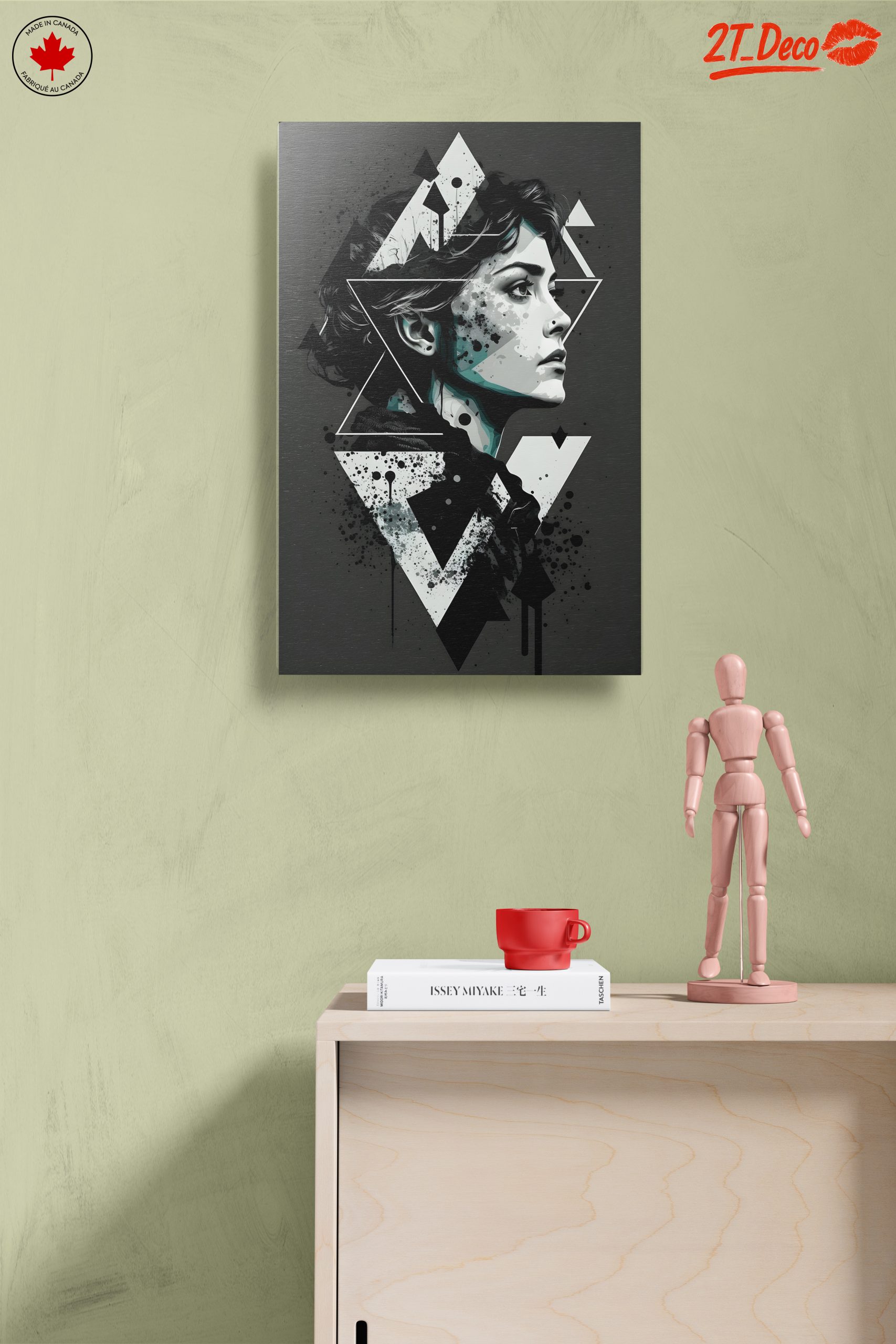 Modern Abstract Female Portrait Artwork - Image 14