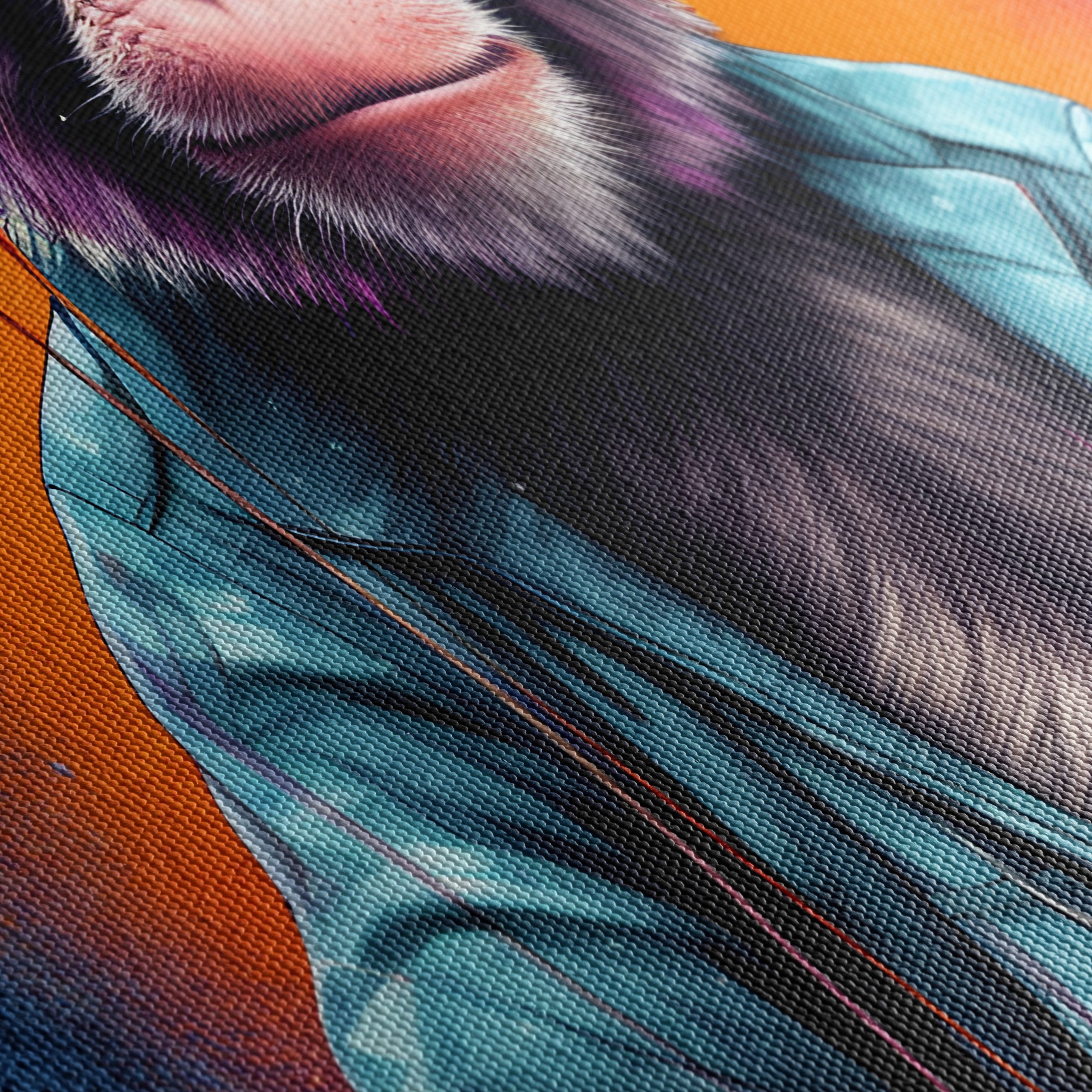 Vibrant Monkey Artwork with Headphones - Image 5