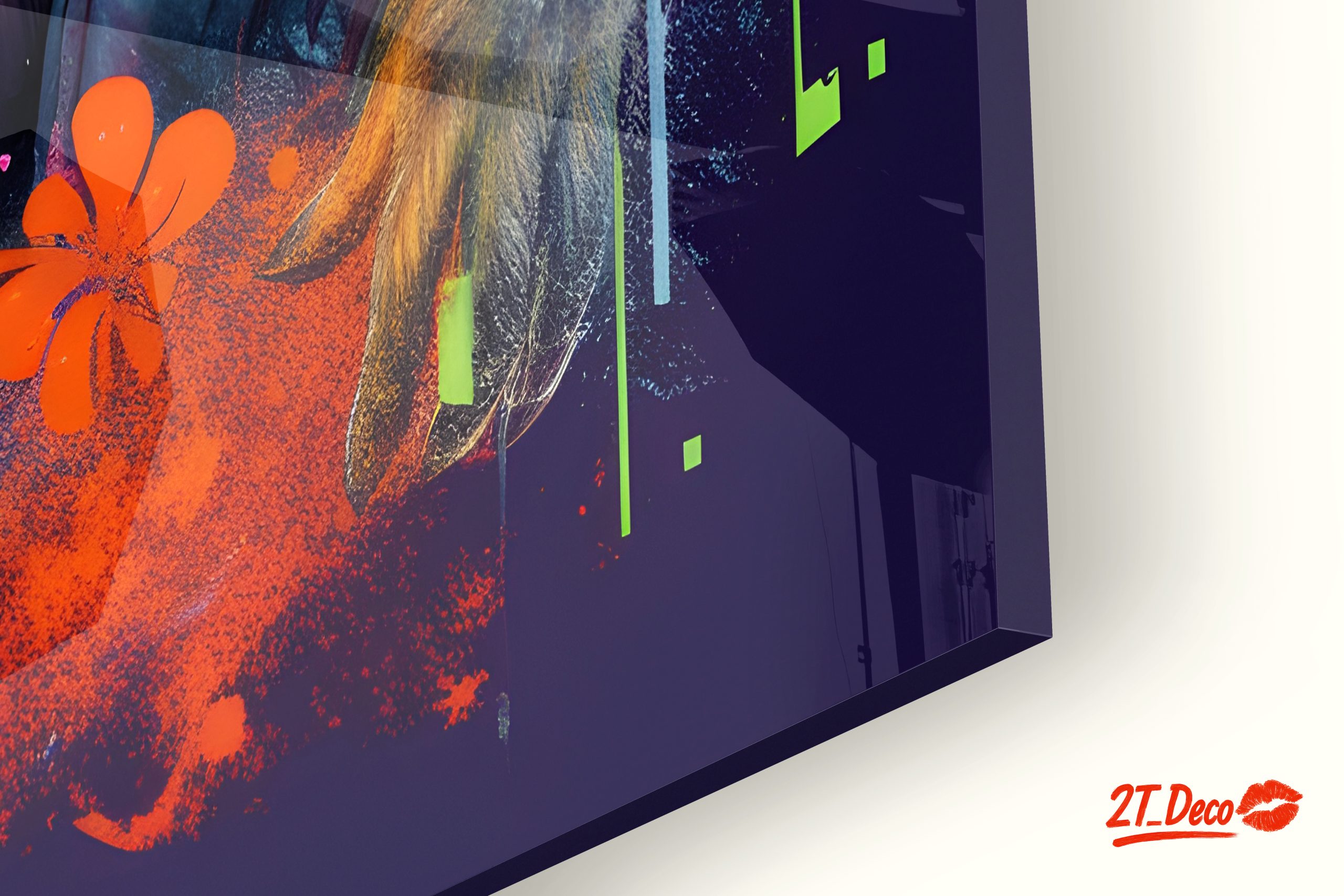 Vibrant Monkey Artwork with Headphones - Image 9
