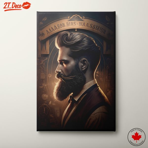 Elegant Male Portrait with Stylish Beard