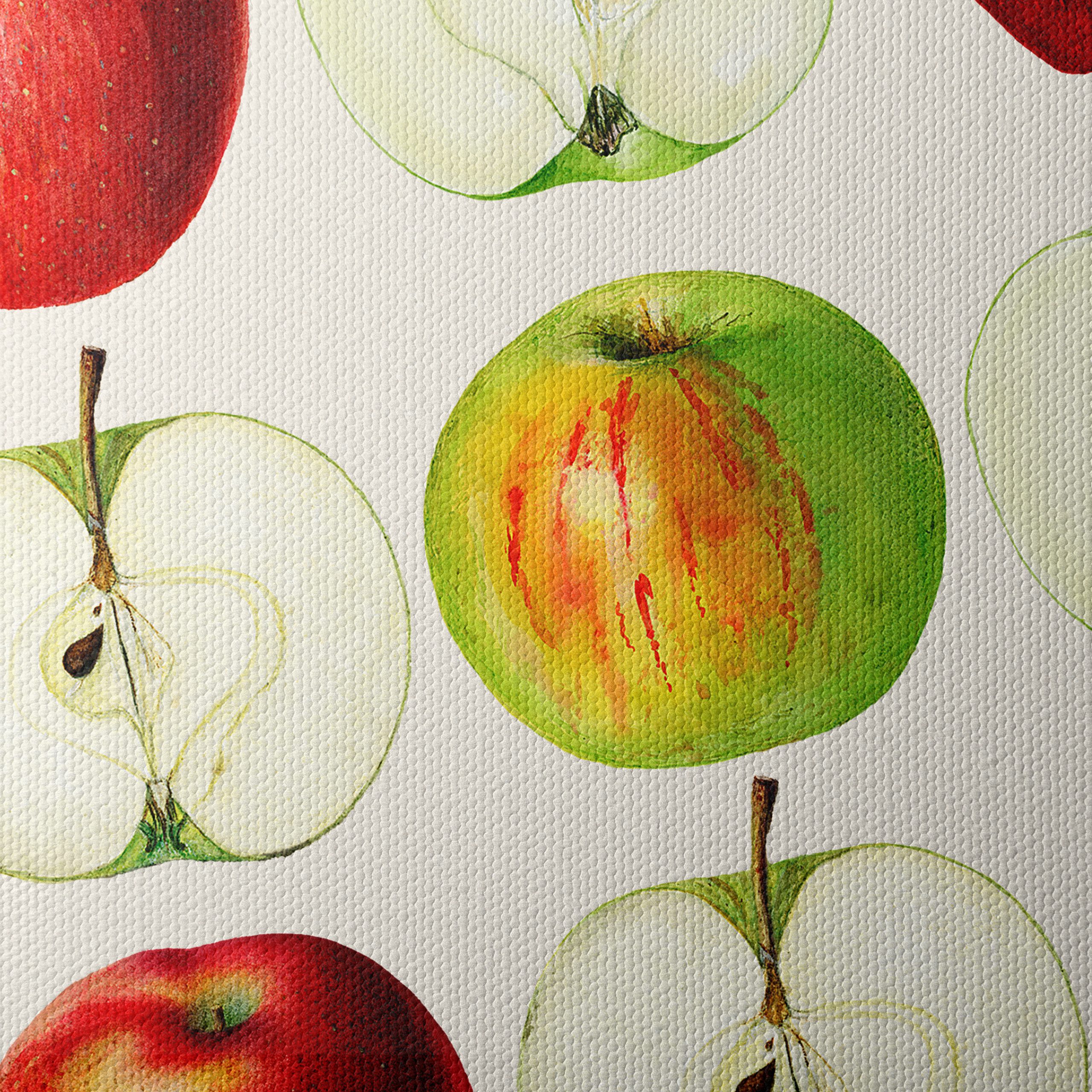 Colorful Abstract Apple Art for Kitchen Decor - Image 4