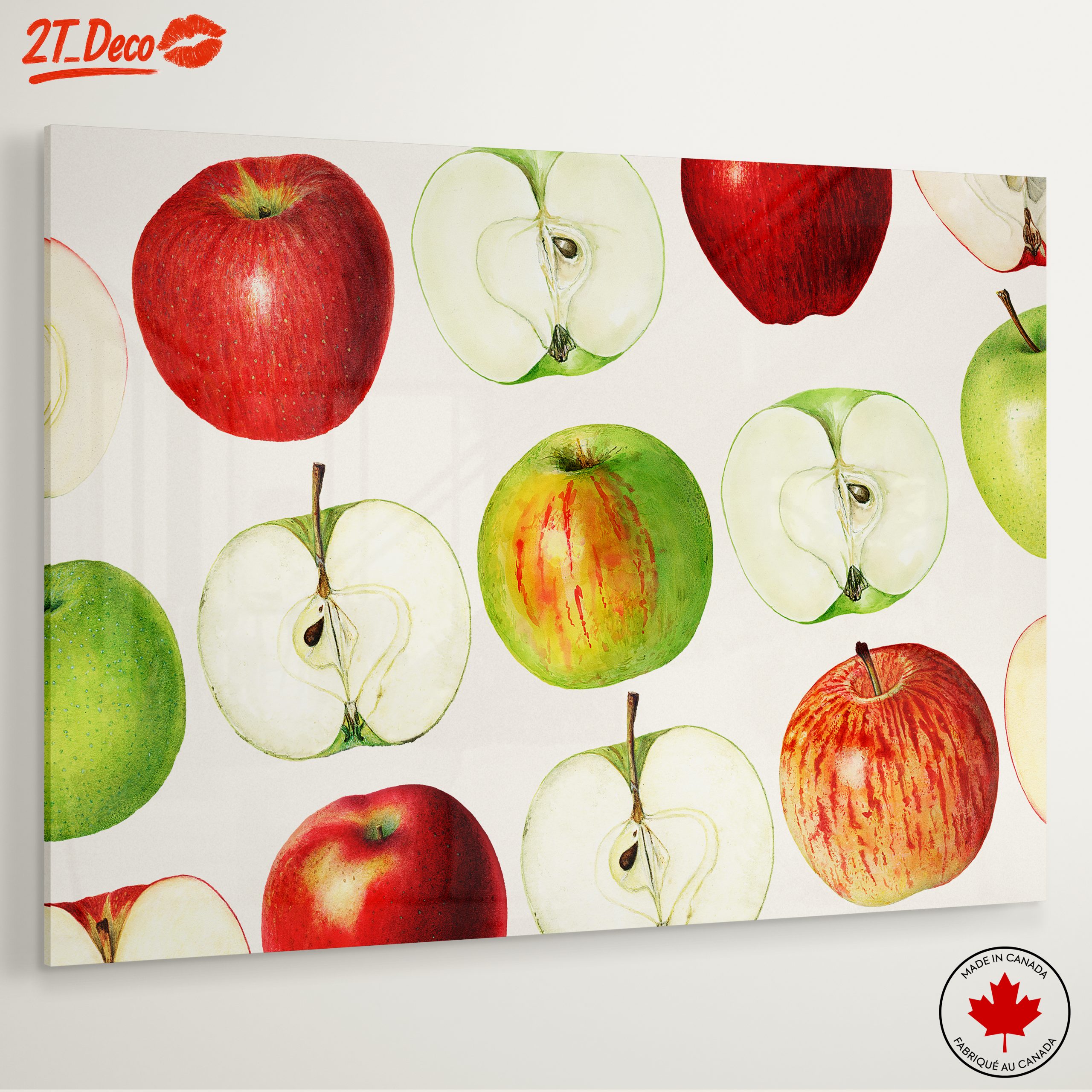 Colorful Abstract Apple Art for Kitchen Decor - Image 6