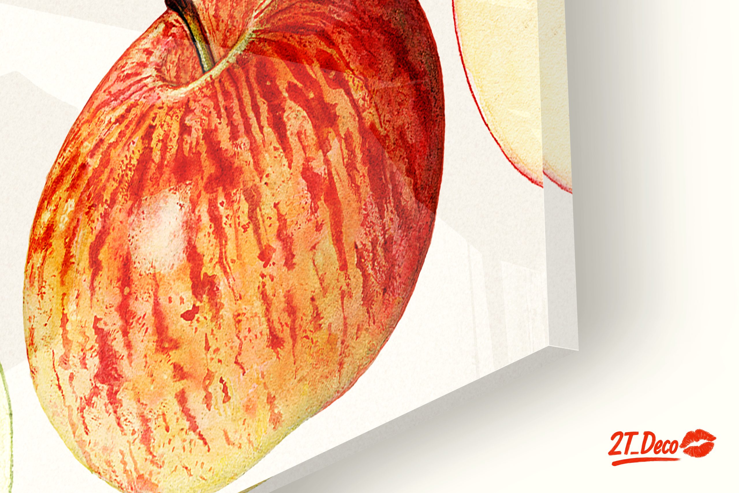 Colorful Abstract Apple Art for Kitchen Decor - Image 9
