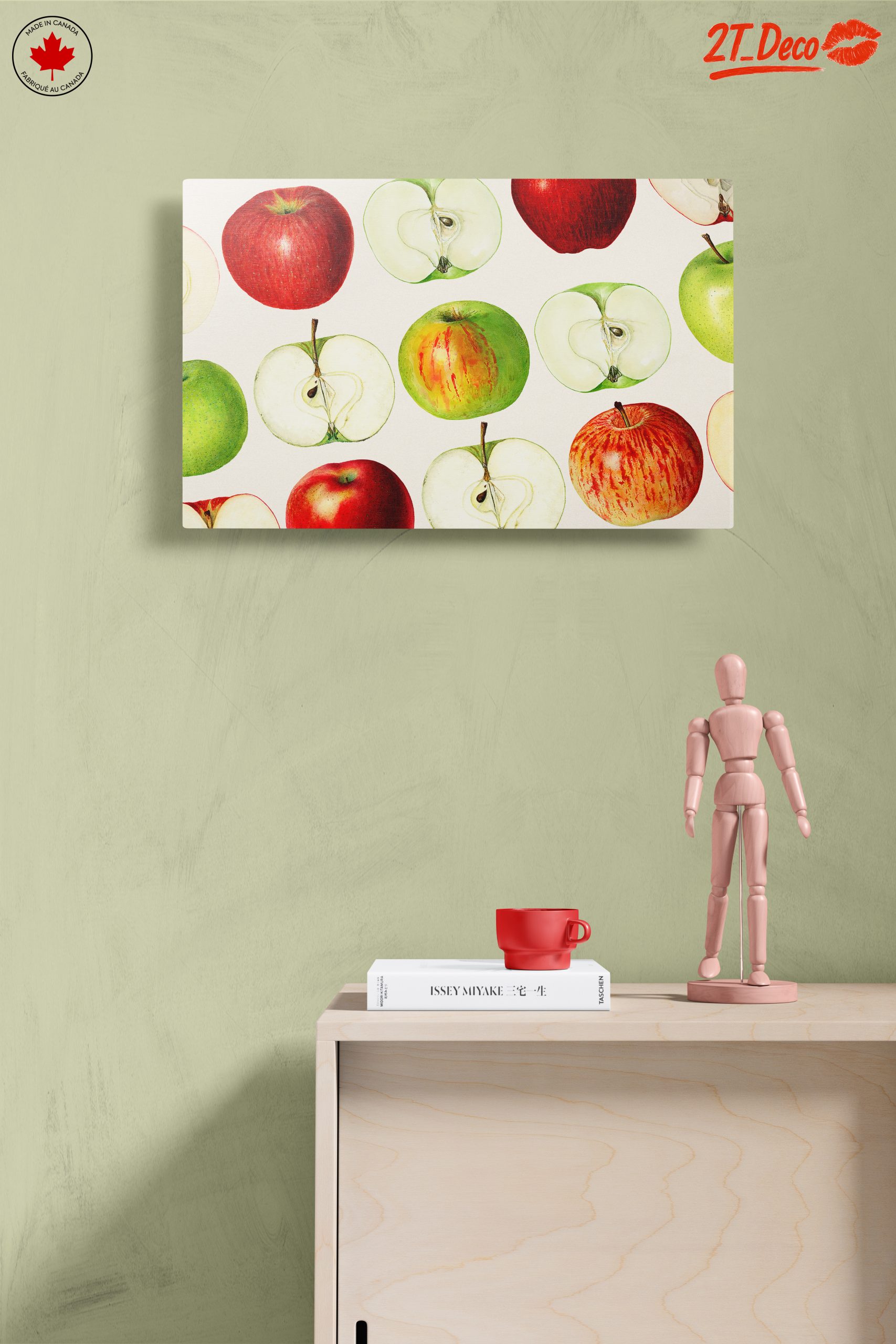 Colorful Abstract Apple Art for Kitchen Decor - Image 14
