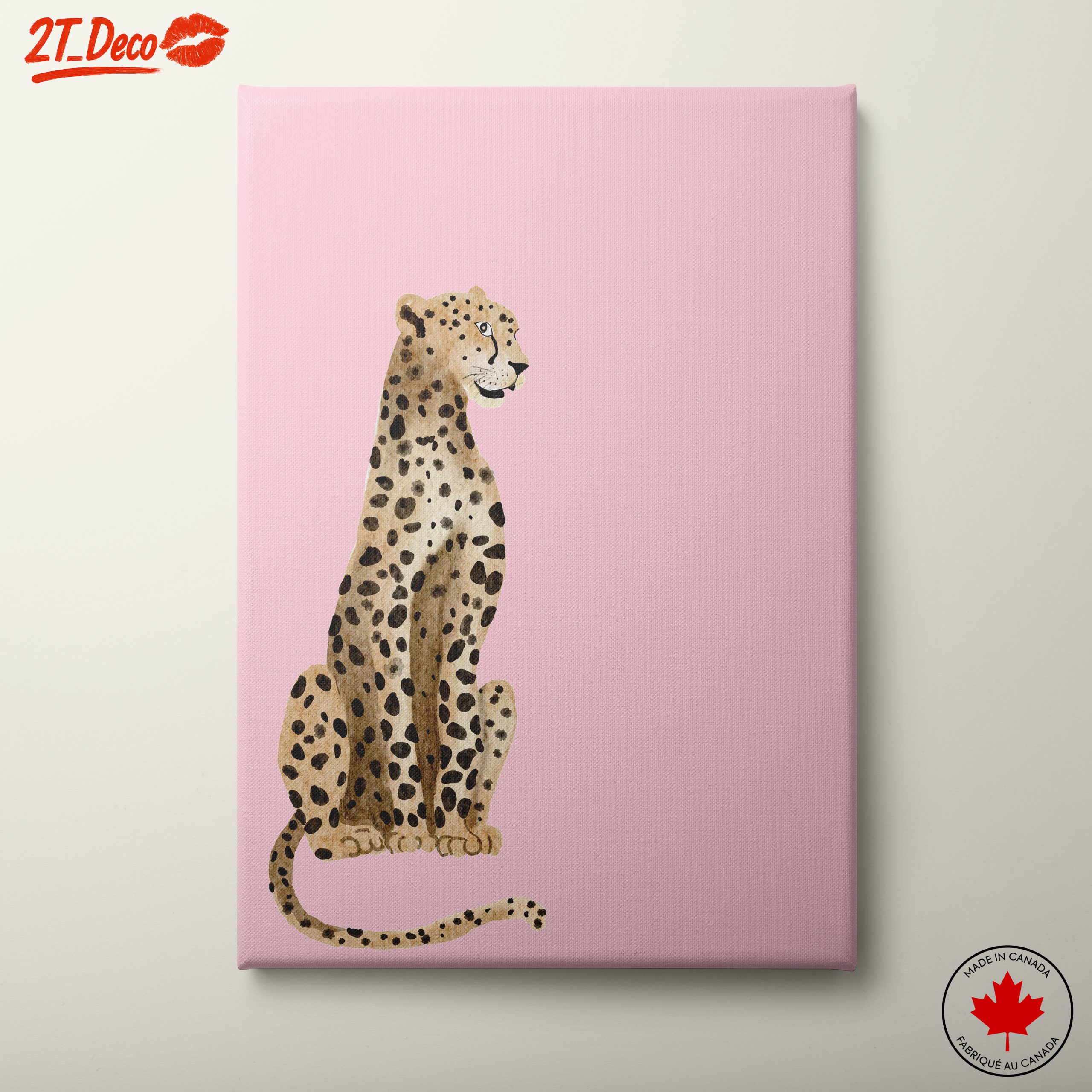 Whimsical Leopard Illustration
