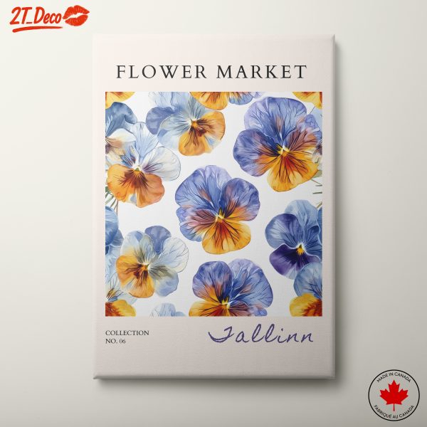 Vibrant Floral Art from Flower Market