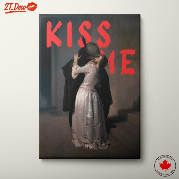 Romantic Embrace Contemporary Portrait Art