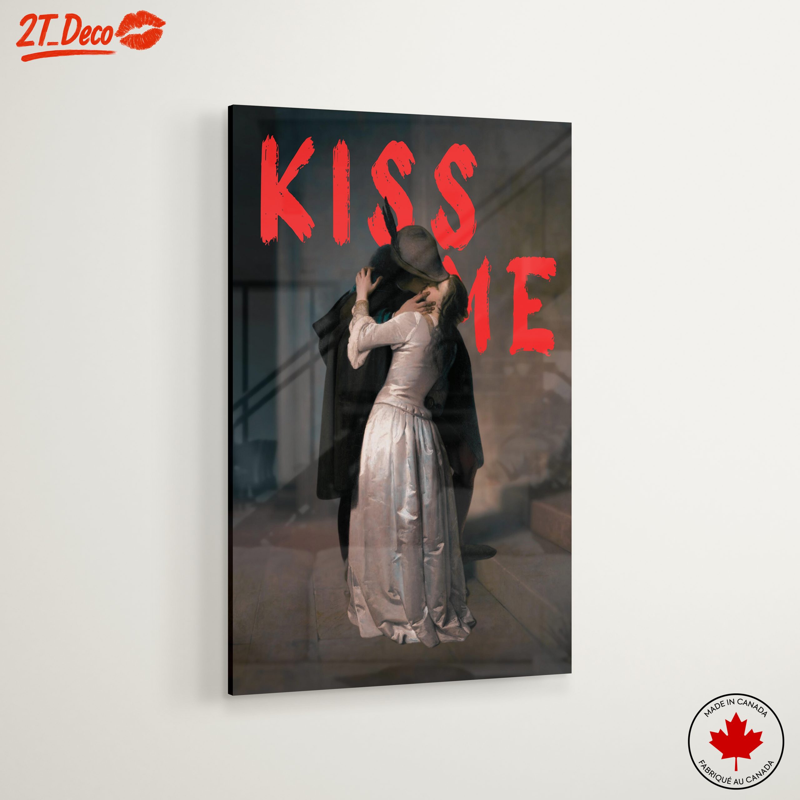 Romantic Embrace Contemporary Portrait Art - Image 6