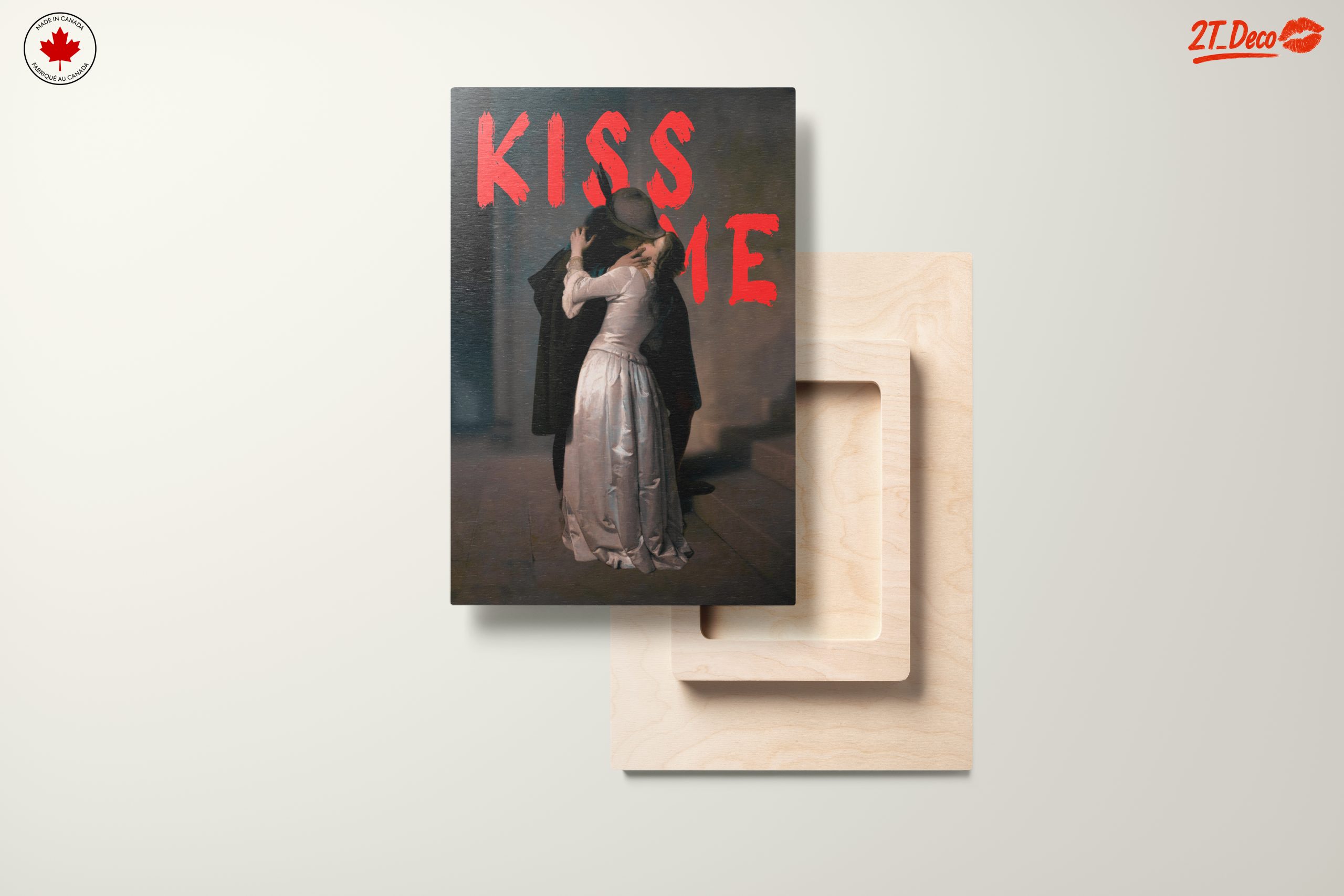 Romantic Embrace Contemporary Portrait Art - Image 11