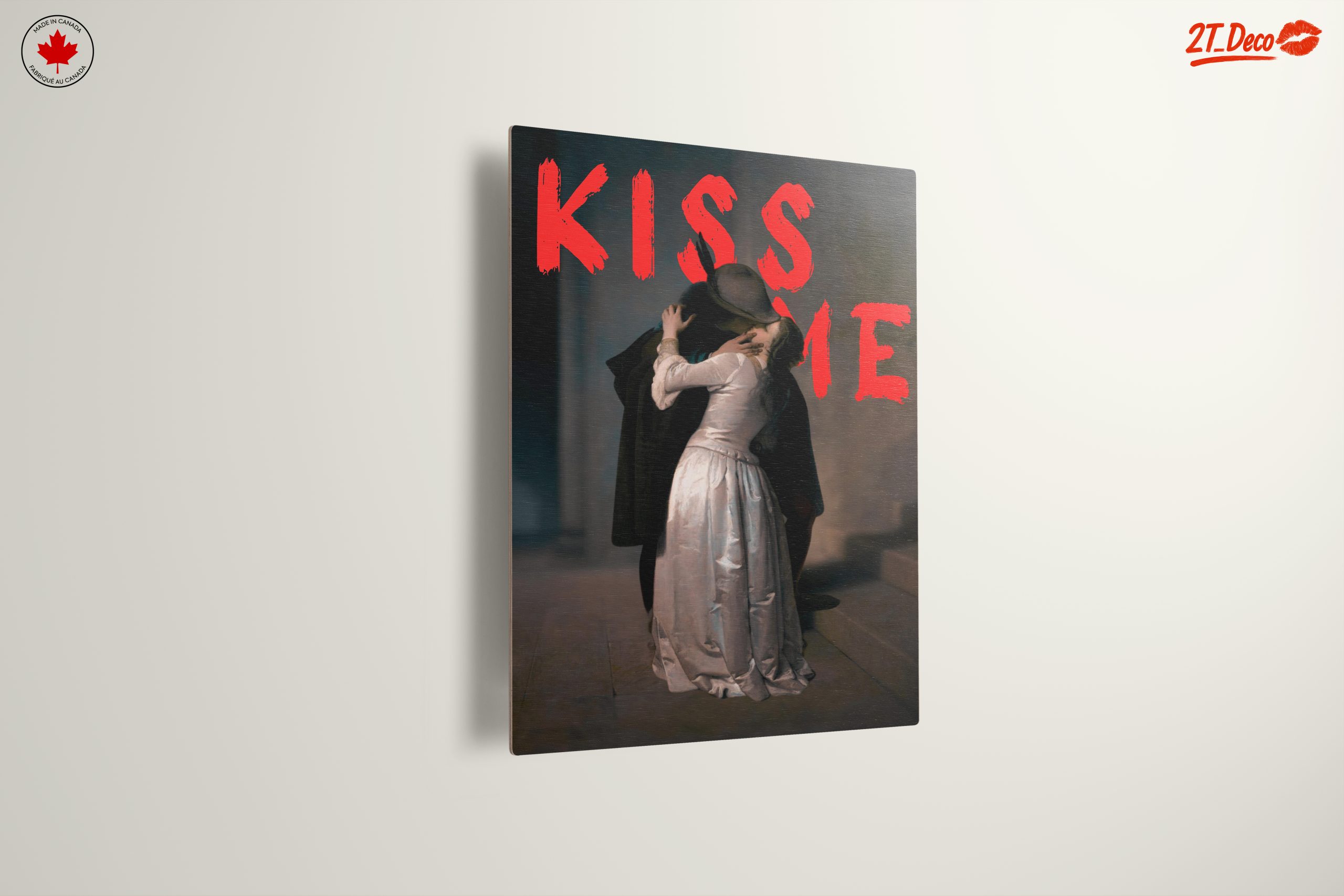 Romantic Embrace Contemporary Portrait Art - Image 13
