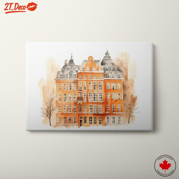 Charming Modern Architecture Illustration