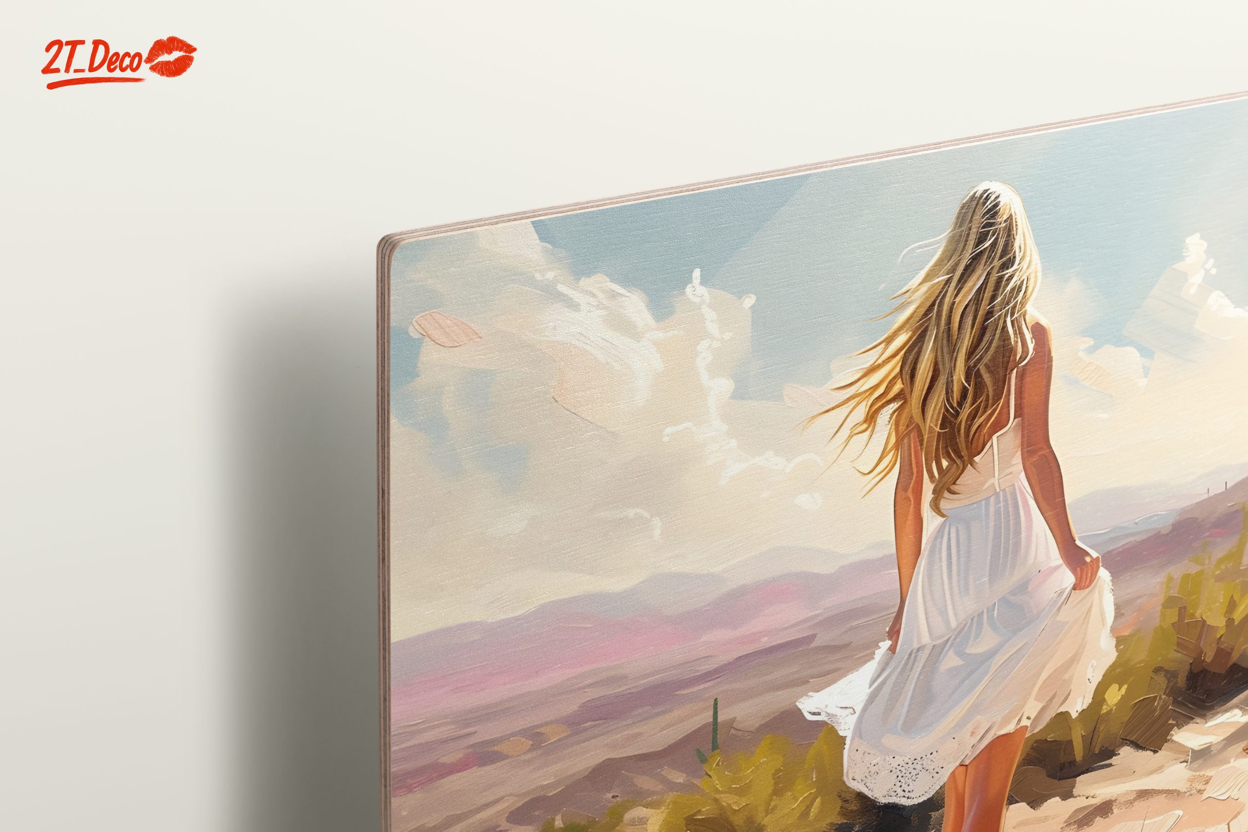 Modern Woman Walking in Desert Landscape - Image 15
