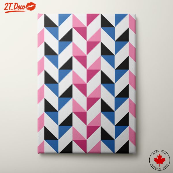 Colorful Geometric Triangle Design