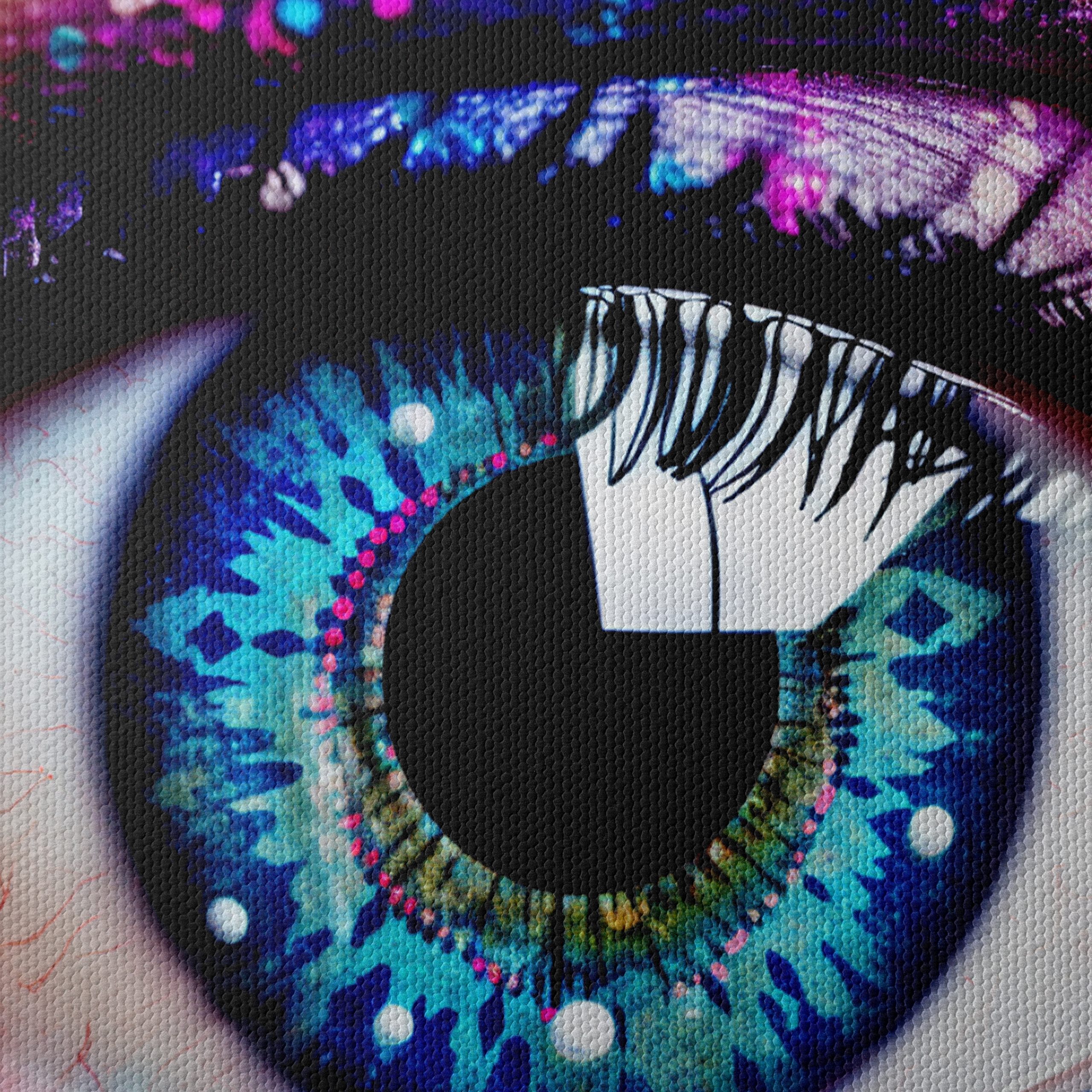 Vibrant Eye Makeup Portrait - Image 4