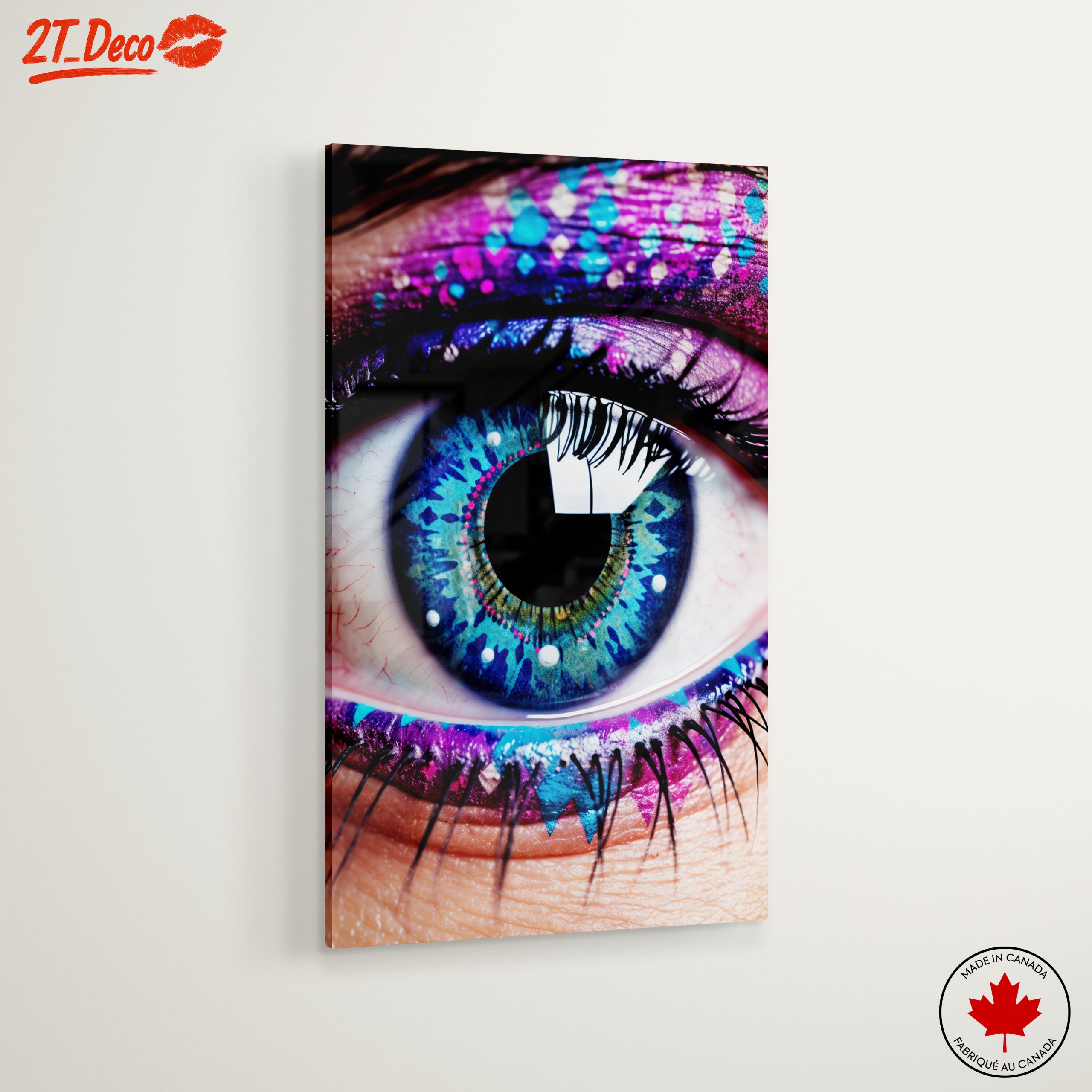 Vibrant Eye Makeup Portrait - Image 6