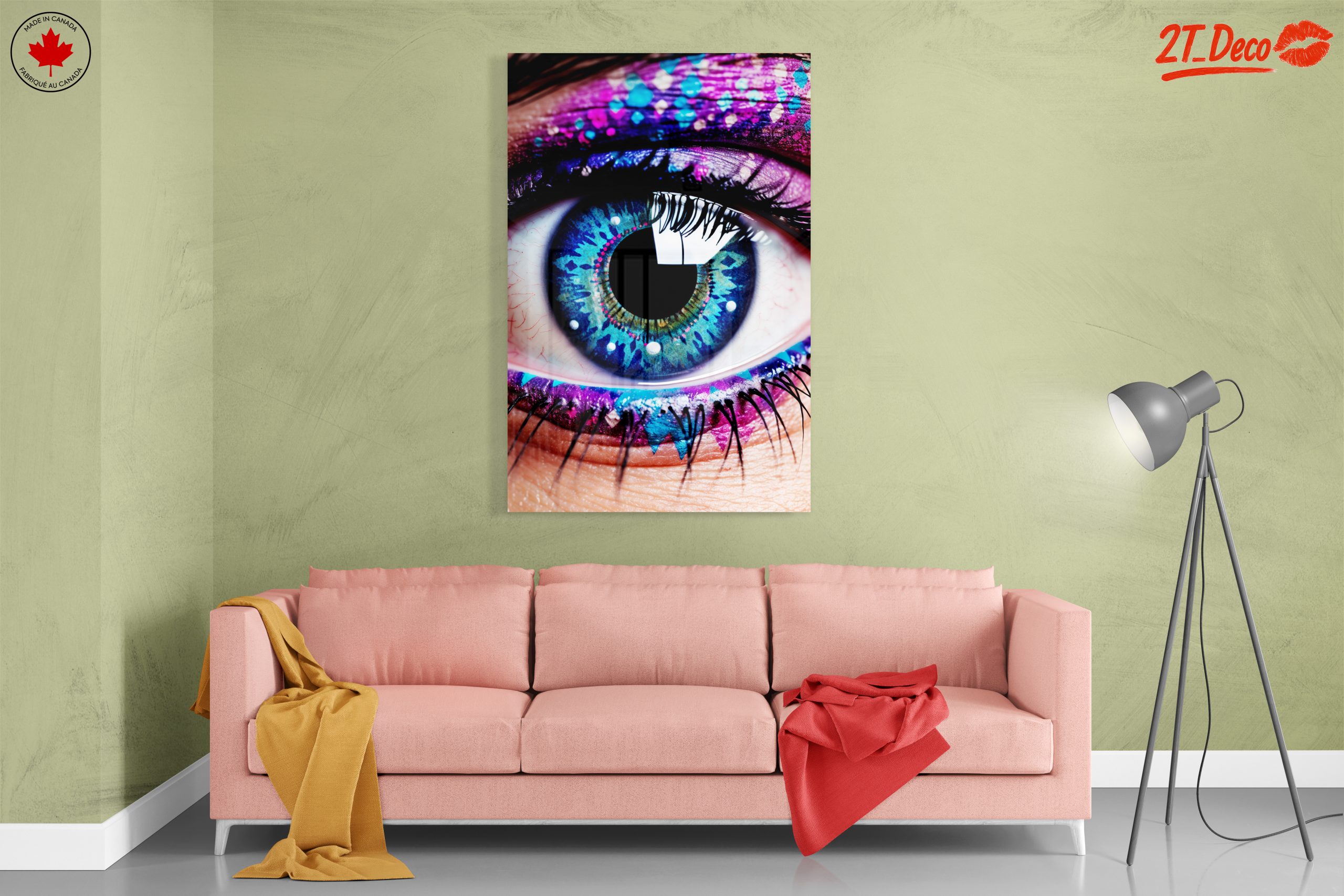 Vibrant Eye Makeup Portrait - Image 7