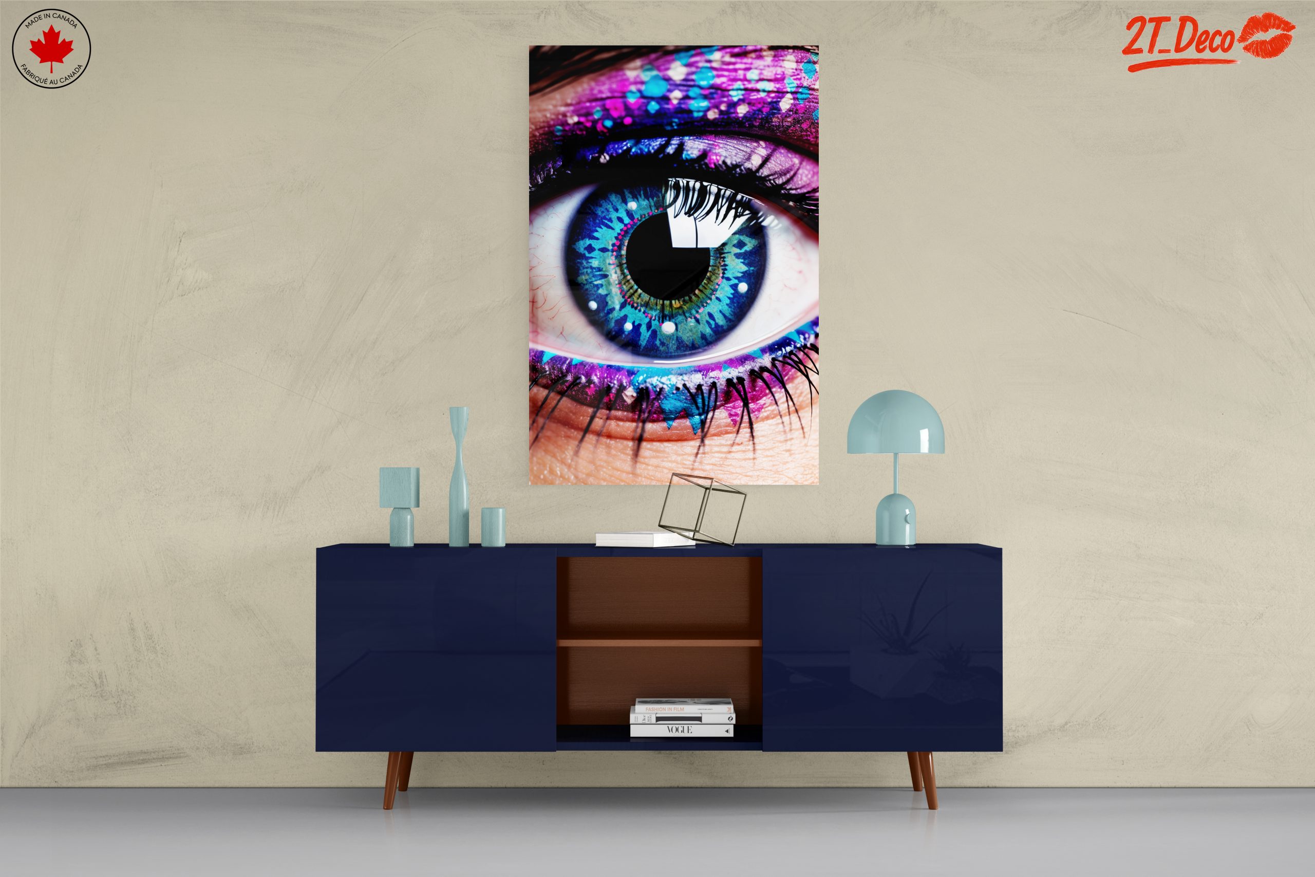 Vibrant Eye Makeup Portrait - Image 8