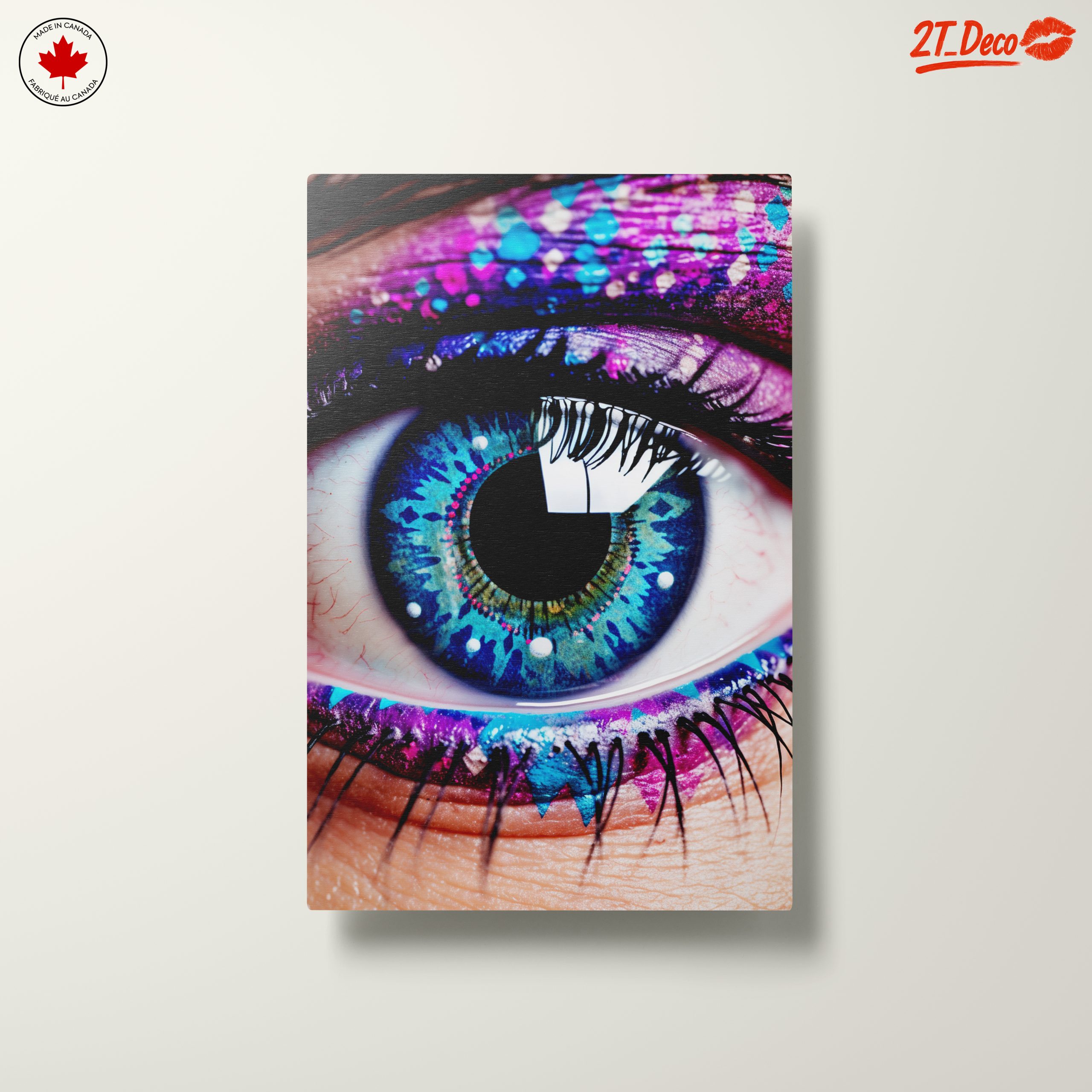 Vibrant Eye Makeup Portrait - Image 10