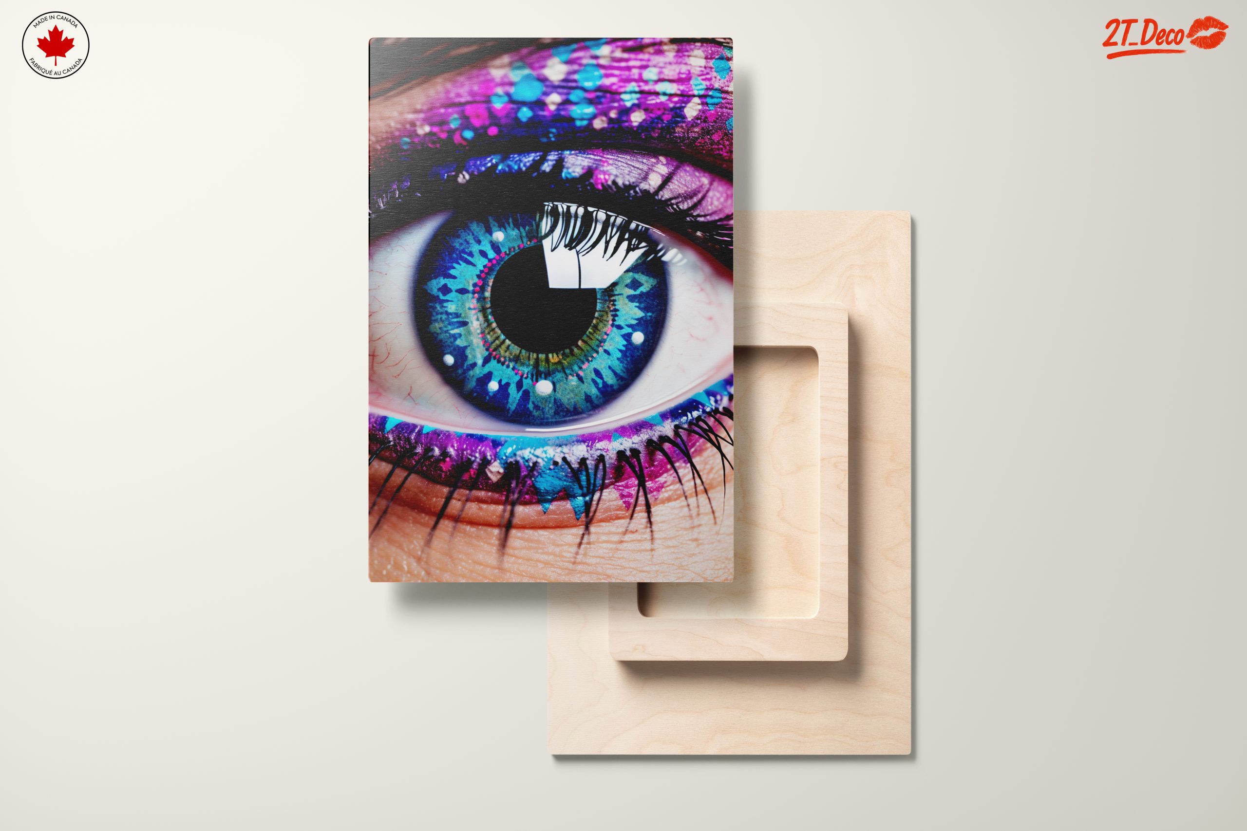 Vibrant Eye Makeup Portrait - Image 11