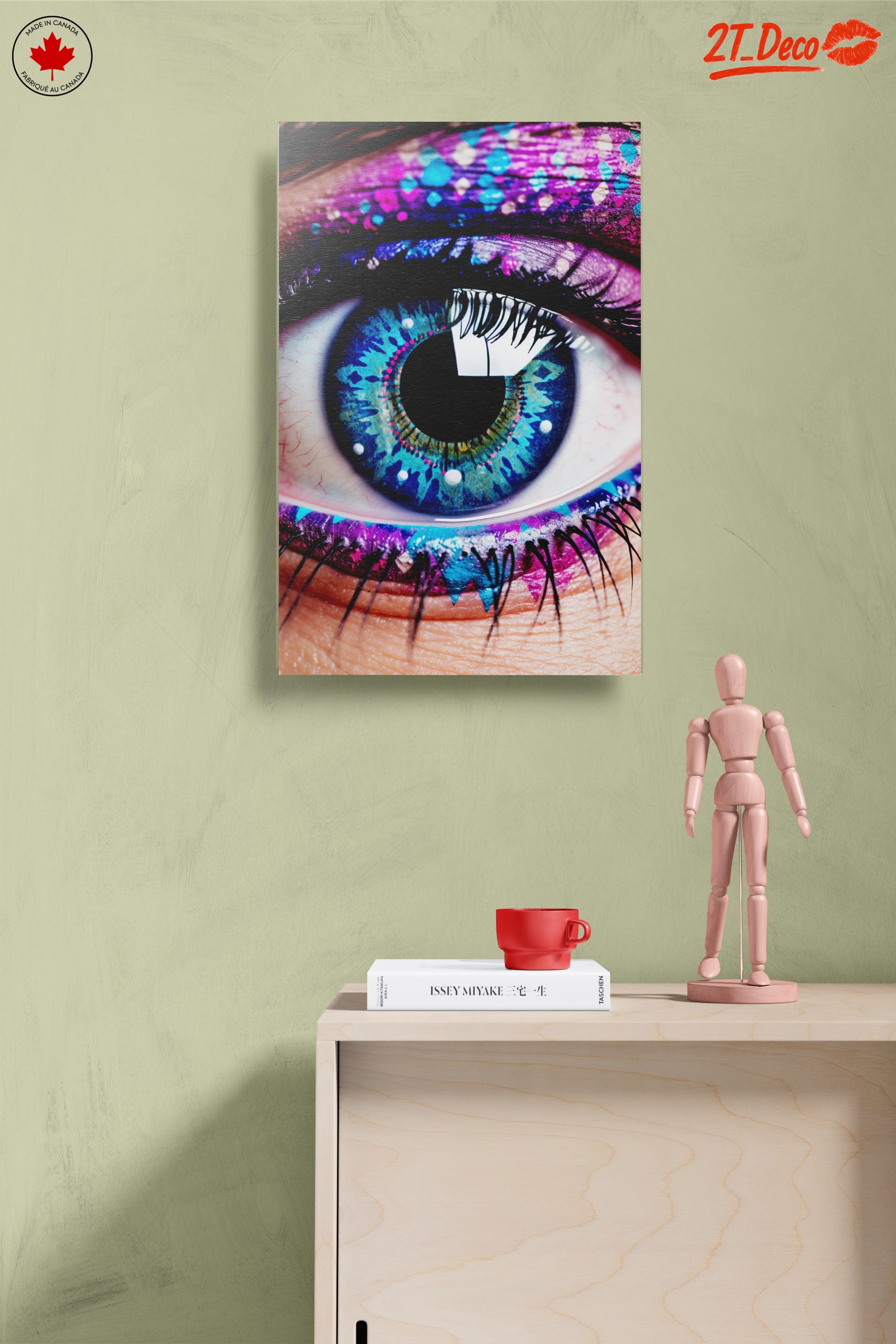 Vibrant Eye Makeup Portrait - Image 14