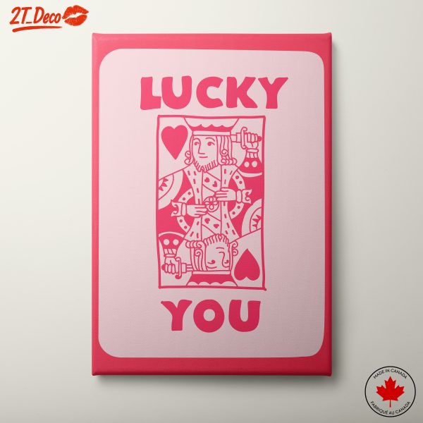 Lucky You Playing Card Art 18