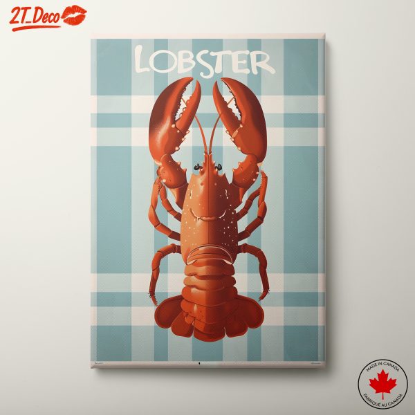 Stylized Lobster Abstract Artwork