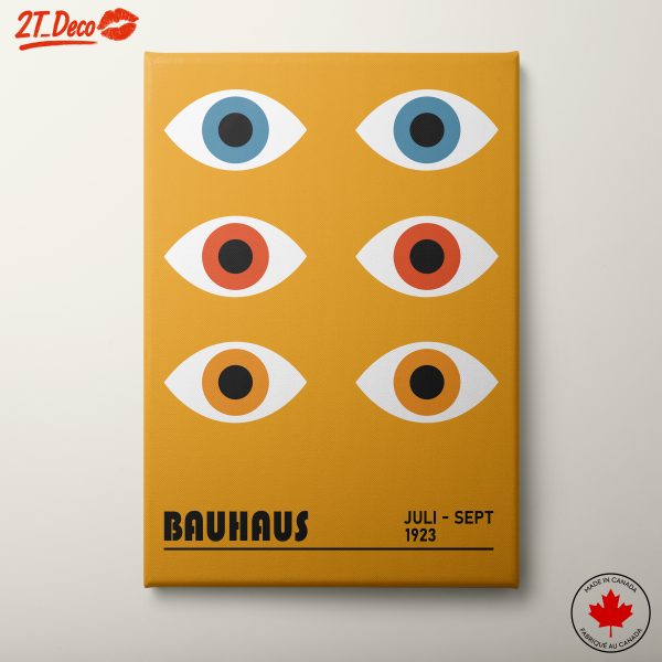 Bauhaus Geometric Eye Art