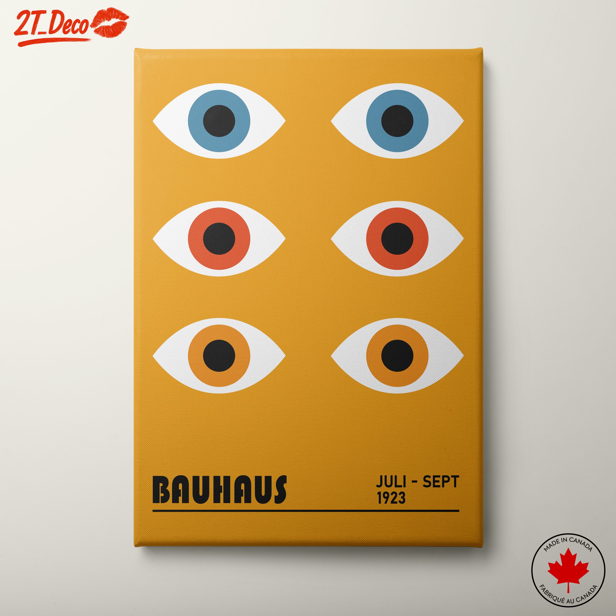Bauhaus Geometric Eye Art