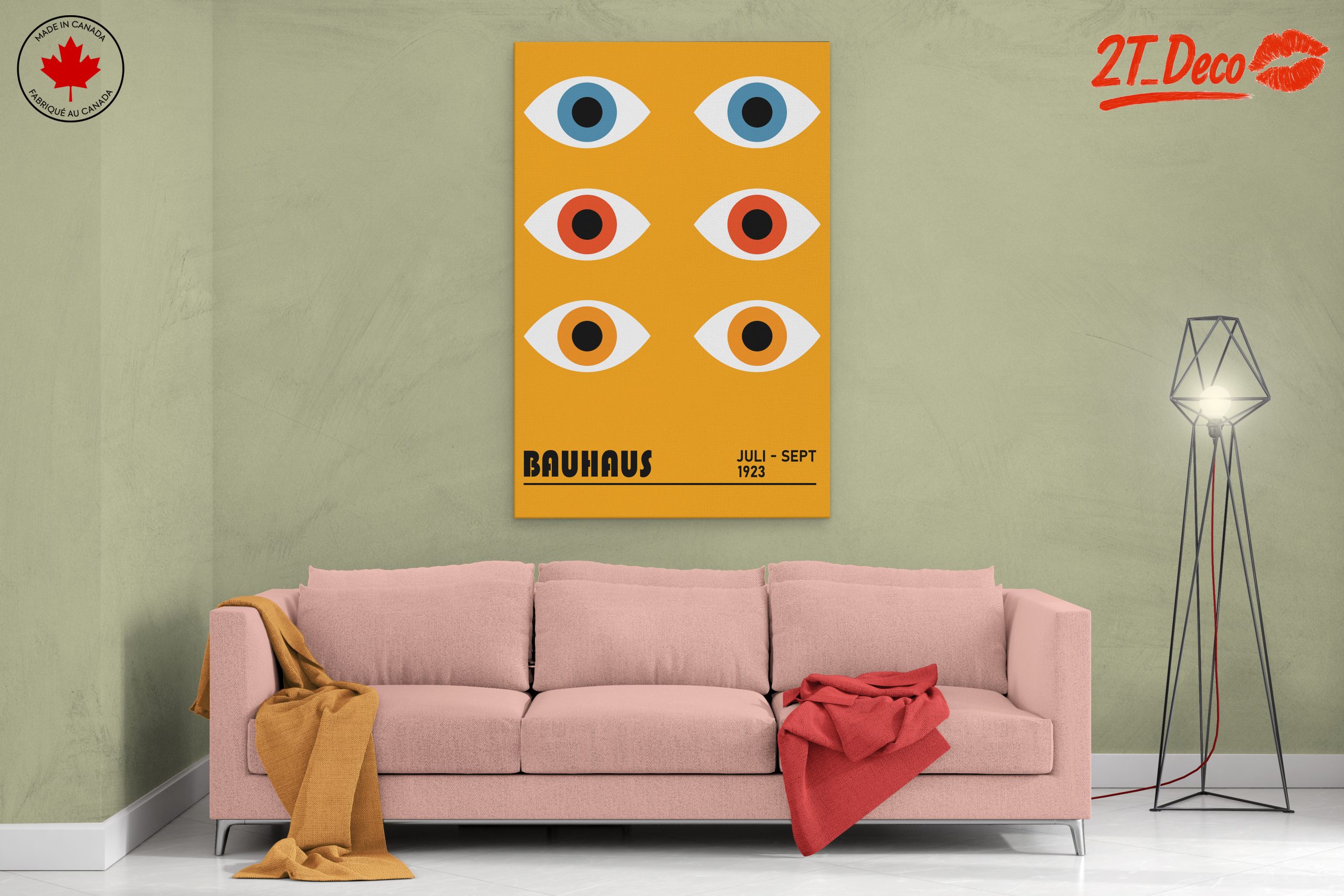 Bauhaus Geometric Eye Art - Image 2