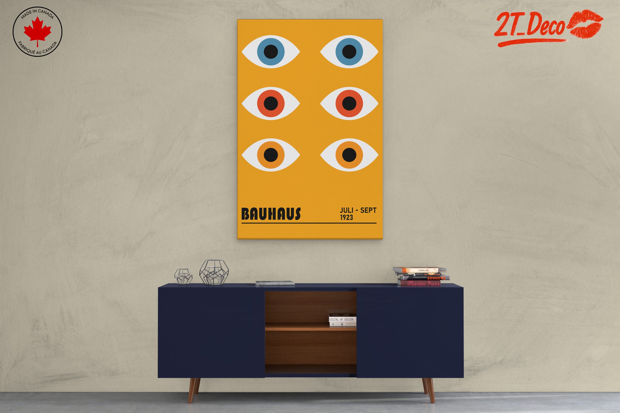 Bauhaus Geometric Eye Art - Image 3