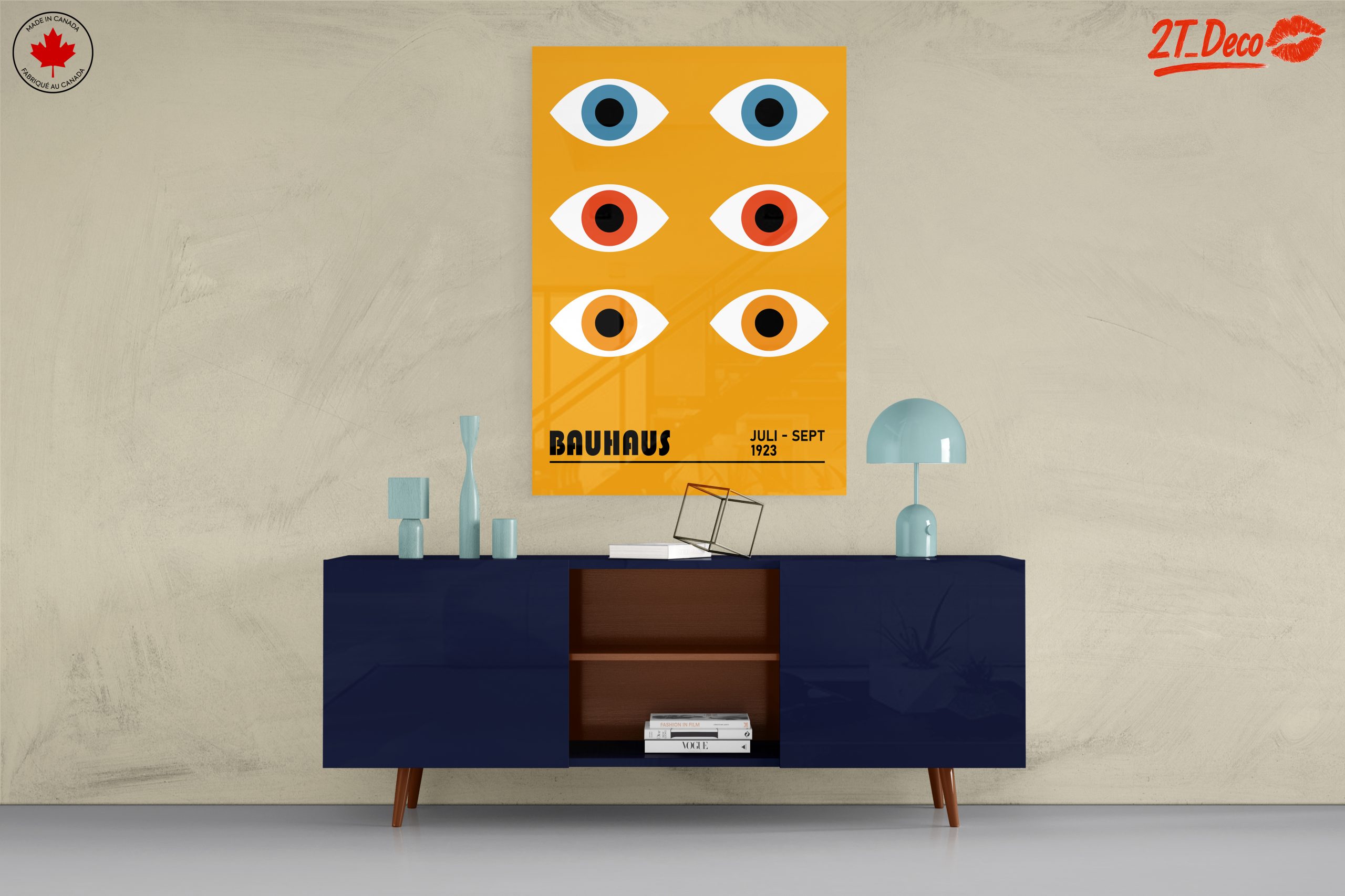 Bauhaus Geometric Eye Art - Image 8