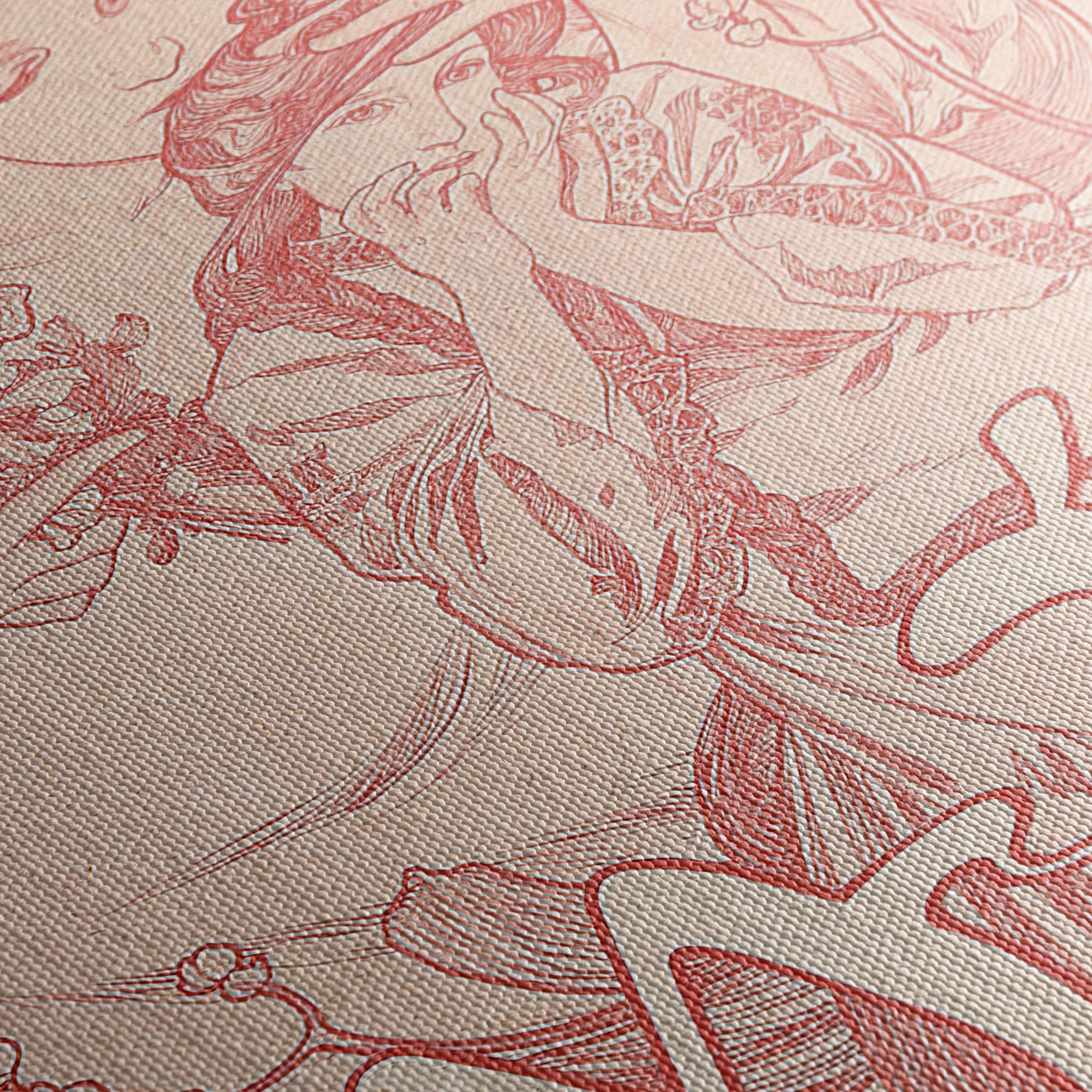 Alphonse Mucha Inspired Art Nouveau Print - Image 5