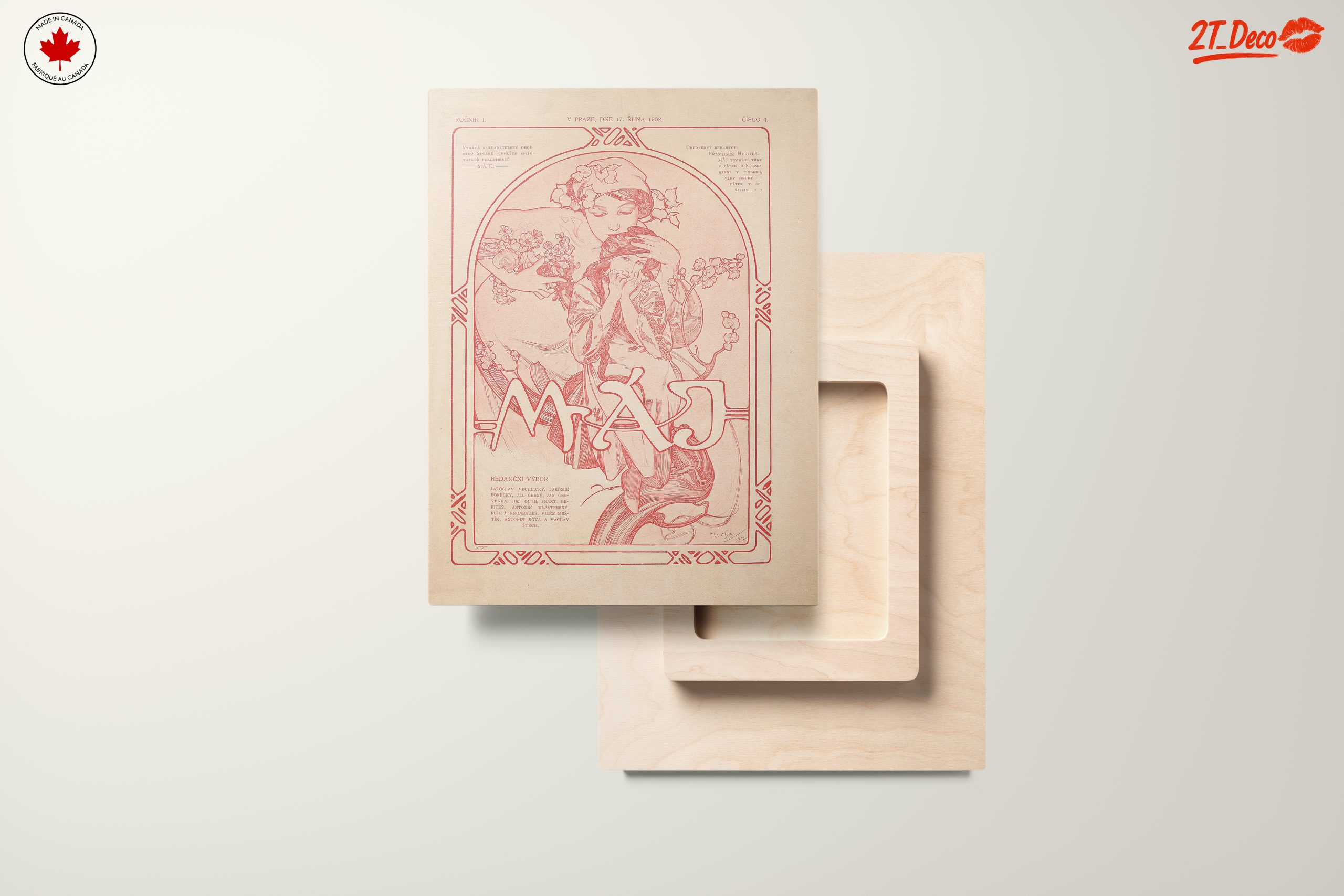 Alphonse Mucha Inspired Art Nouveau Print - Image 11