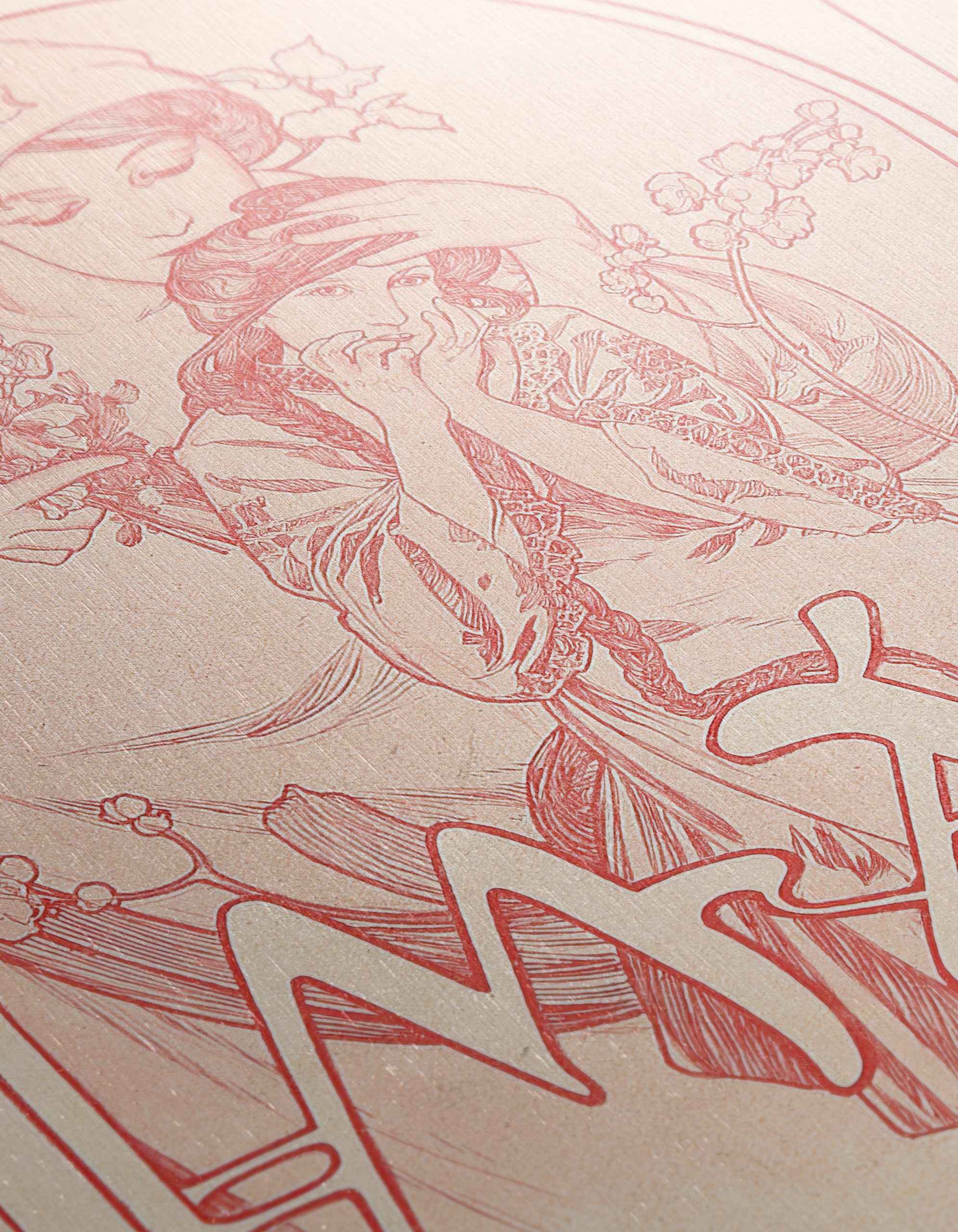 Alphonse Mucha Inspired Art Nouveau Print - Image 12