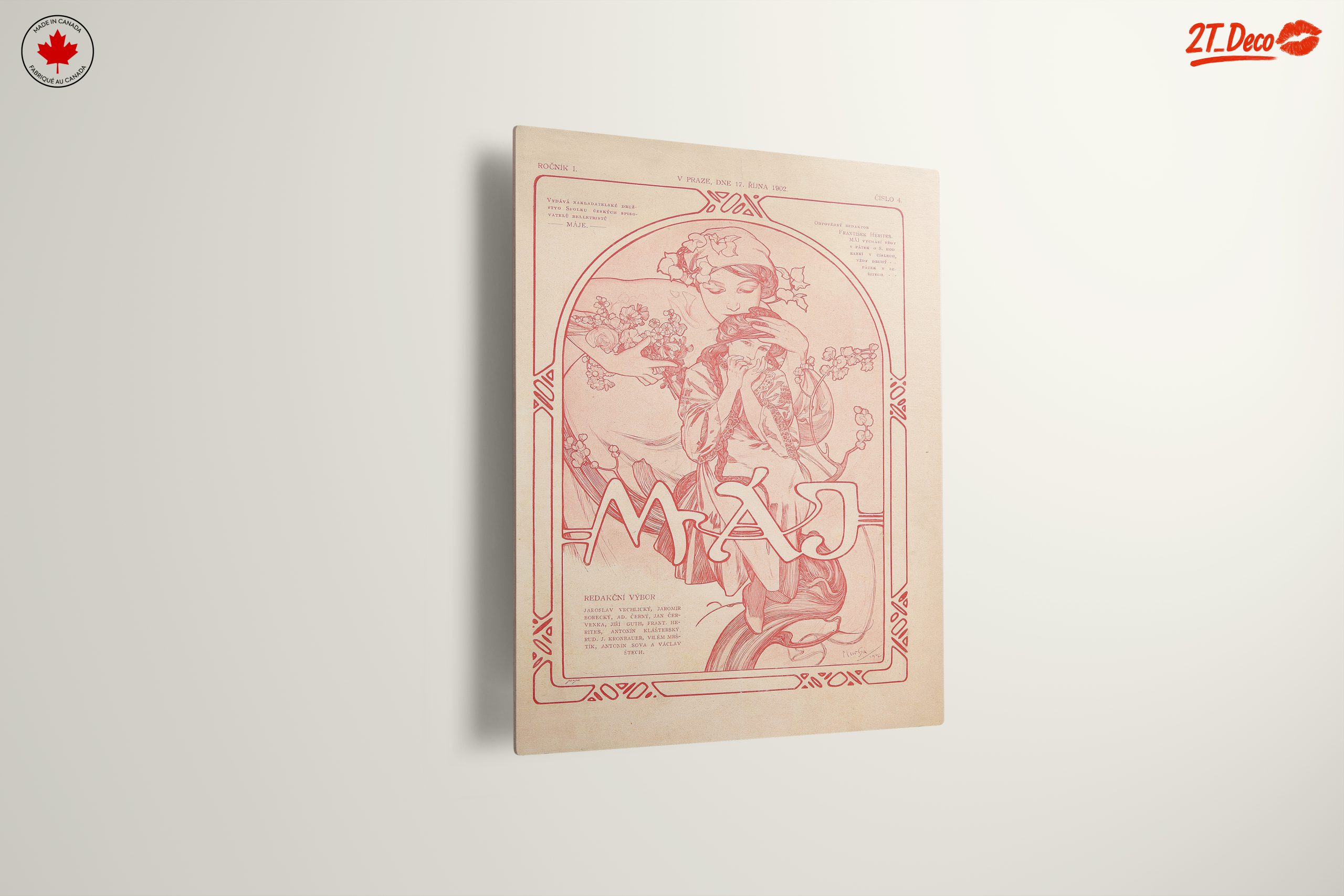 Alphonse Mucha Inspired Art Nouveau Print - Image 13