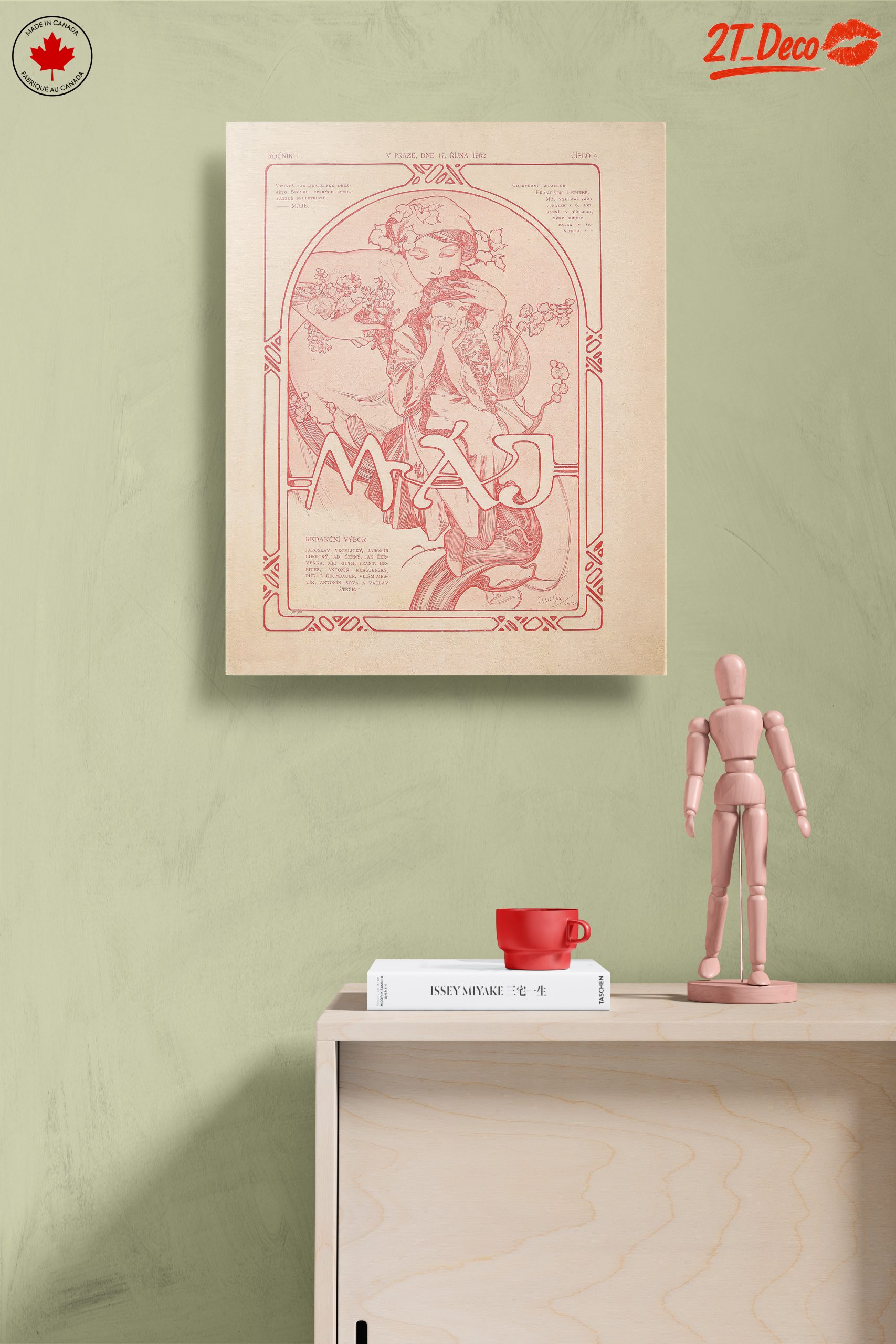 Alphonse Mucha Inspired Art Nouveau Print - Image 14