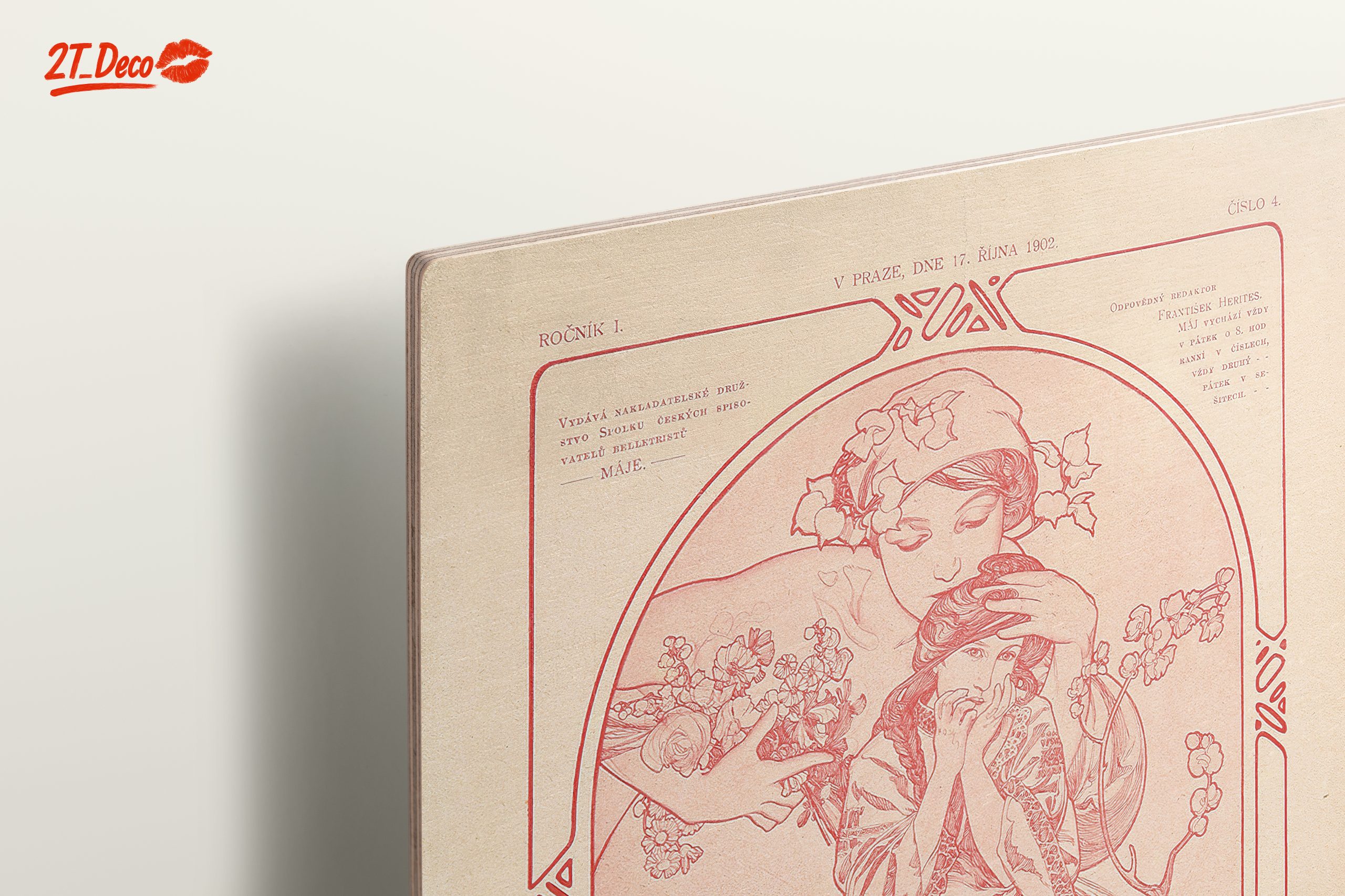 Alphonse Mucha Inspired Art Nouveau Print - Image 15